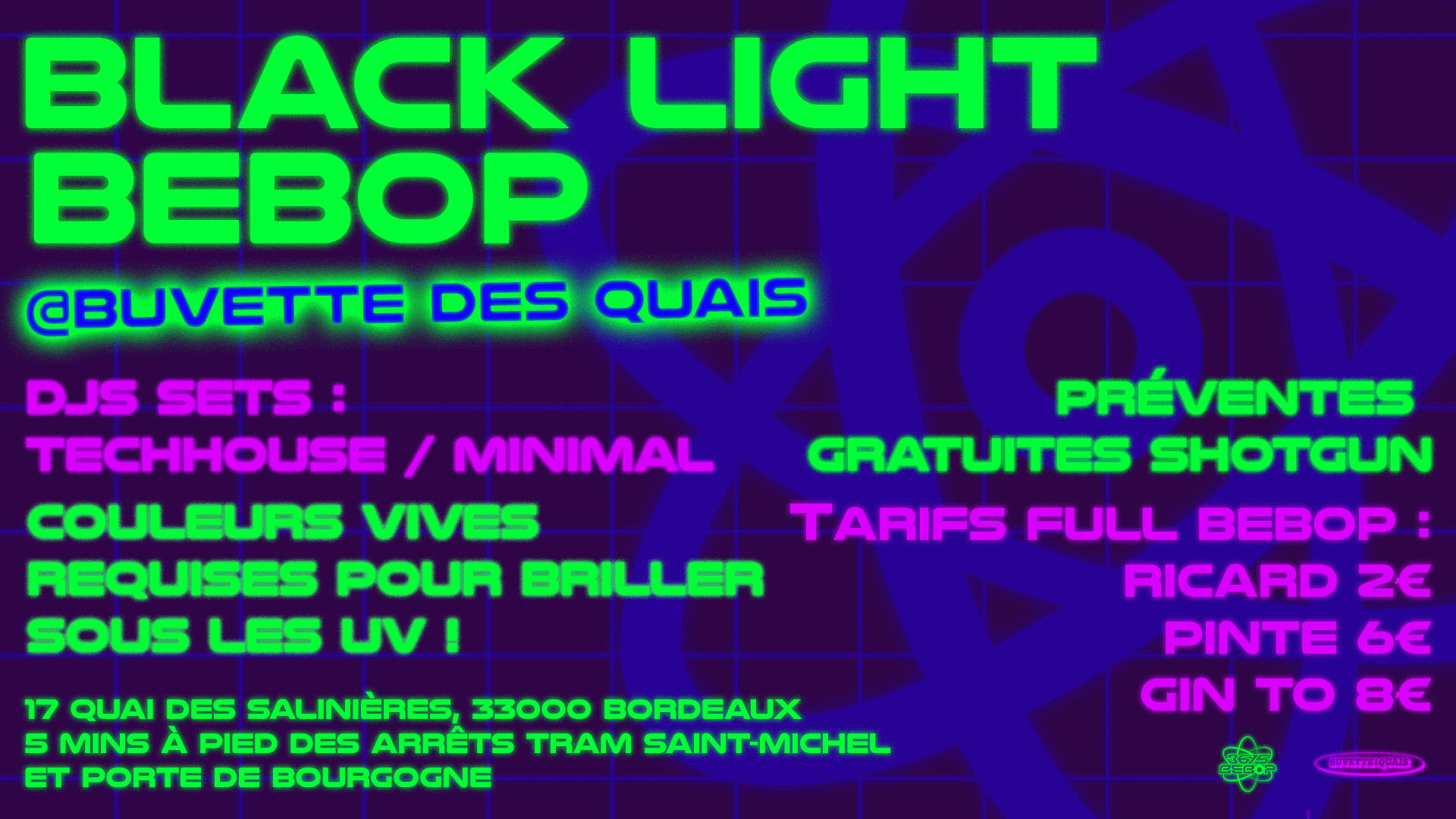 [Gratuit] Black Light Bebop @ Buvette Des Quais Cover