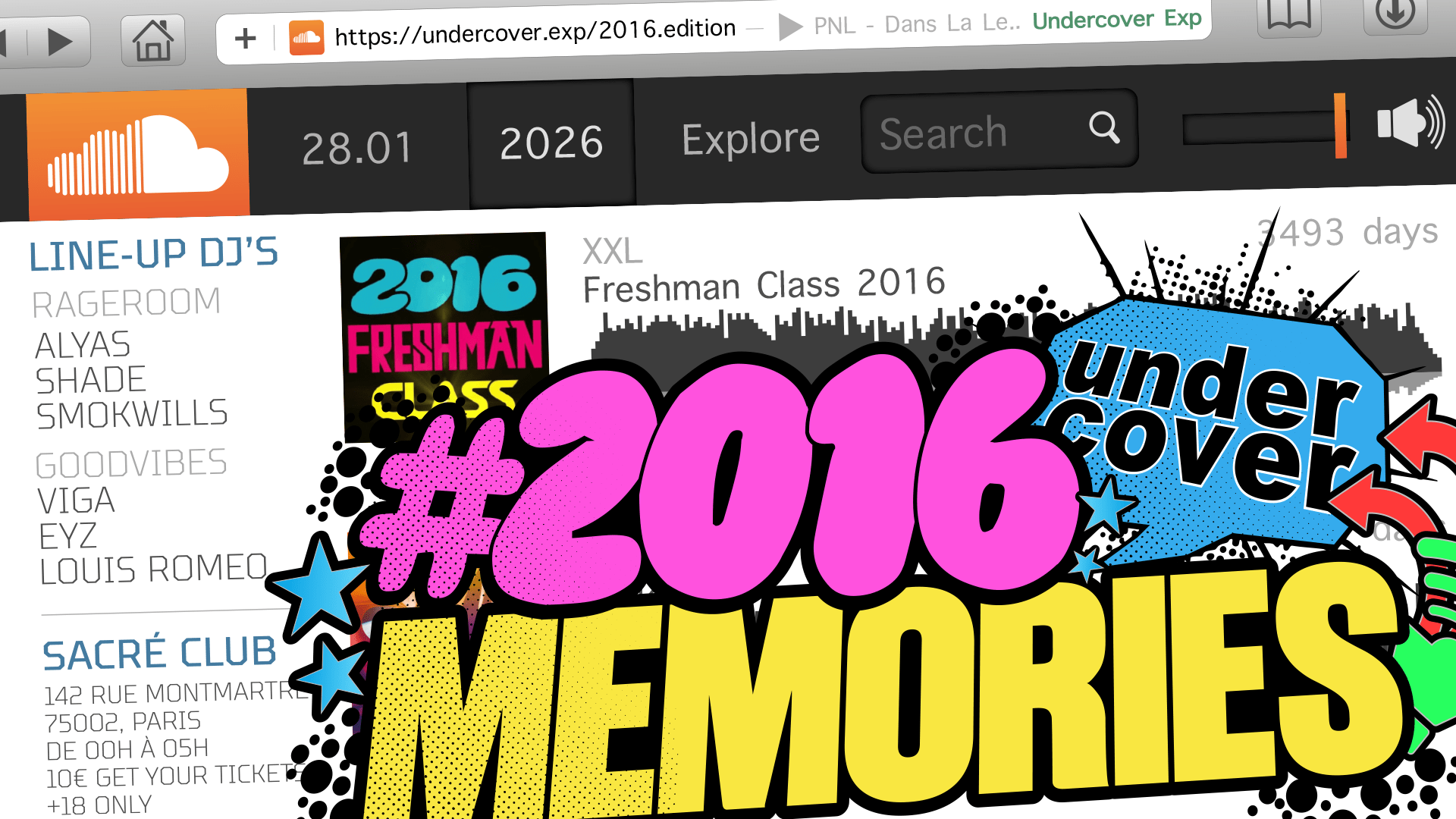 Undercover #2016memories Cover