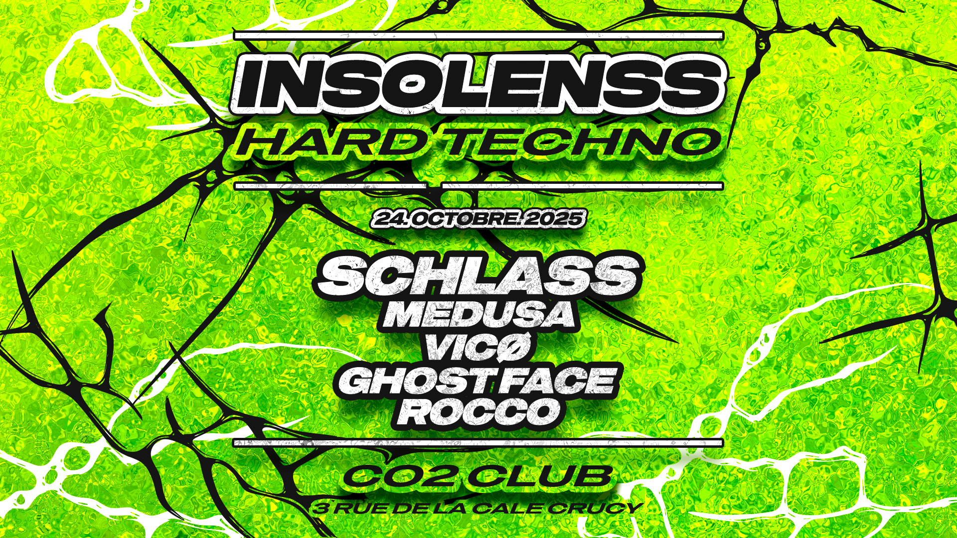 Insolenss Invite : Schlass, Medusa, Vicø, Ghost Face, Rocco Cover
