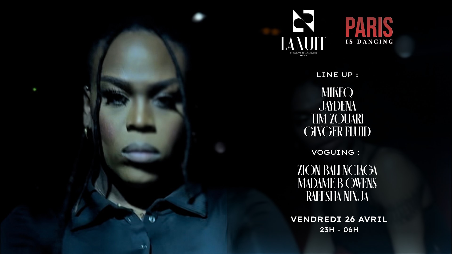 Paris Is Dancing X La Nuit | Mike Q Cover