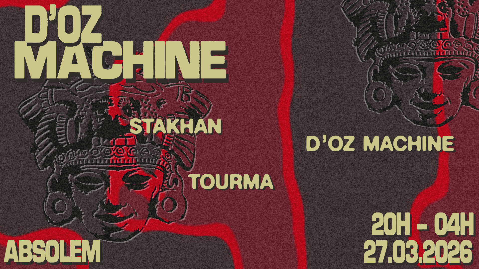 D'oz Machine Invite: Stakhan & Tourma Cover