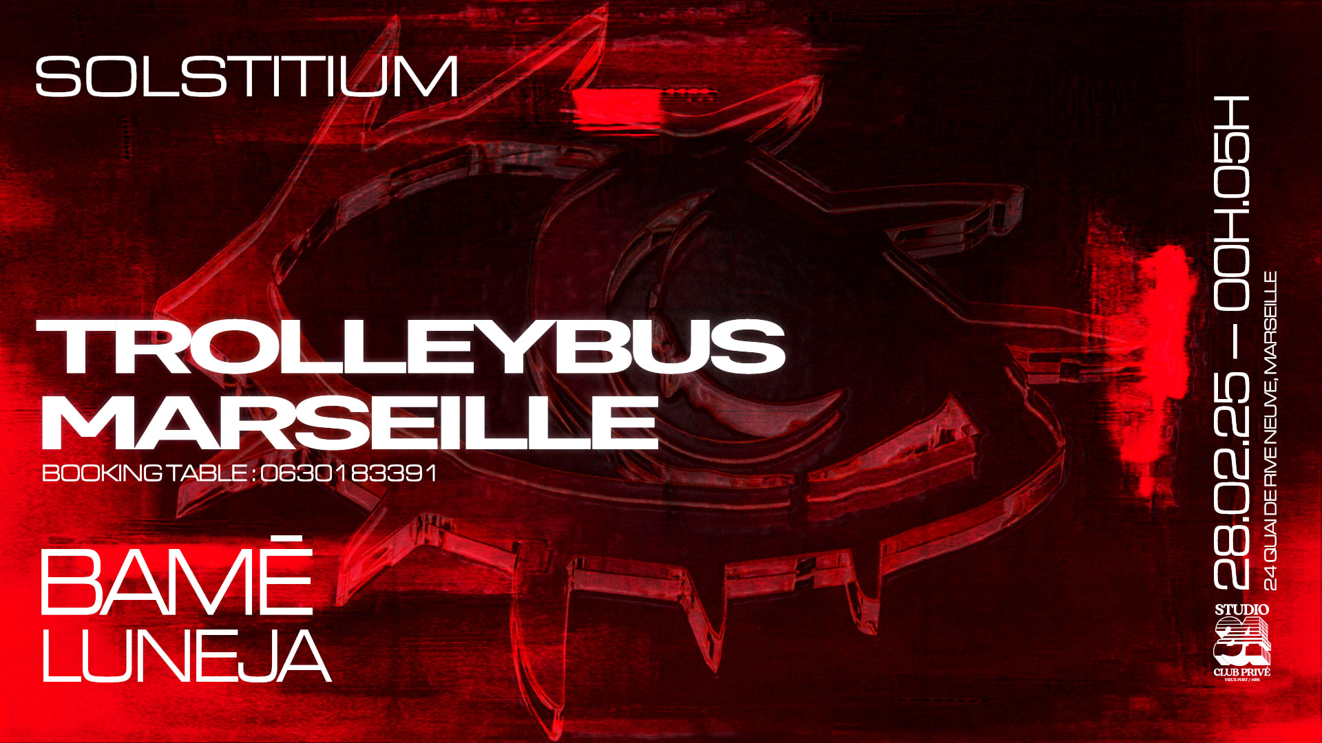 Solstitium @ Trolleybus W/ Bame + Luneja Cover