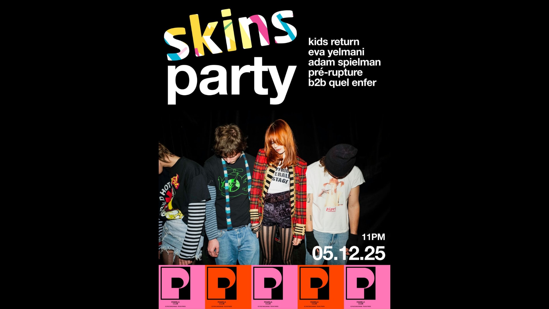 Skins Party - Kids Return, Eva Yelmani, Adam Spielman... Cover