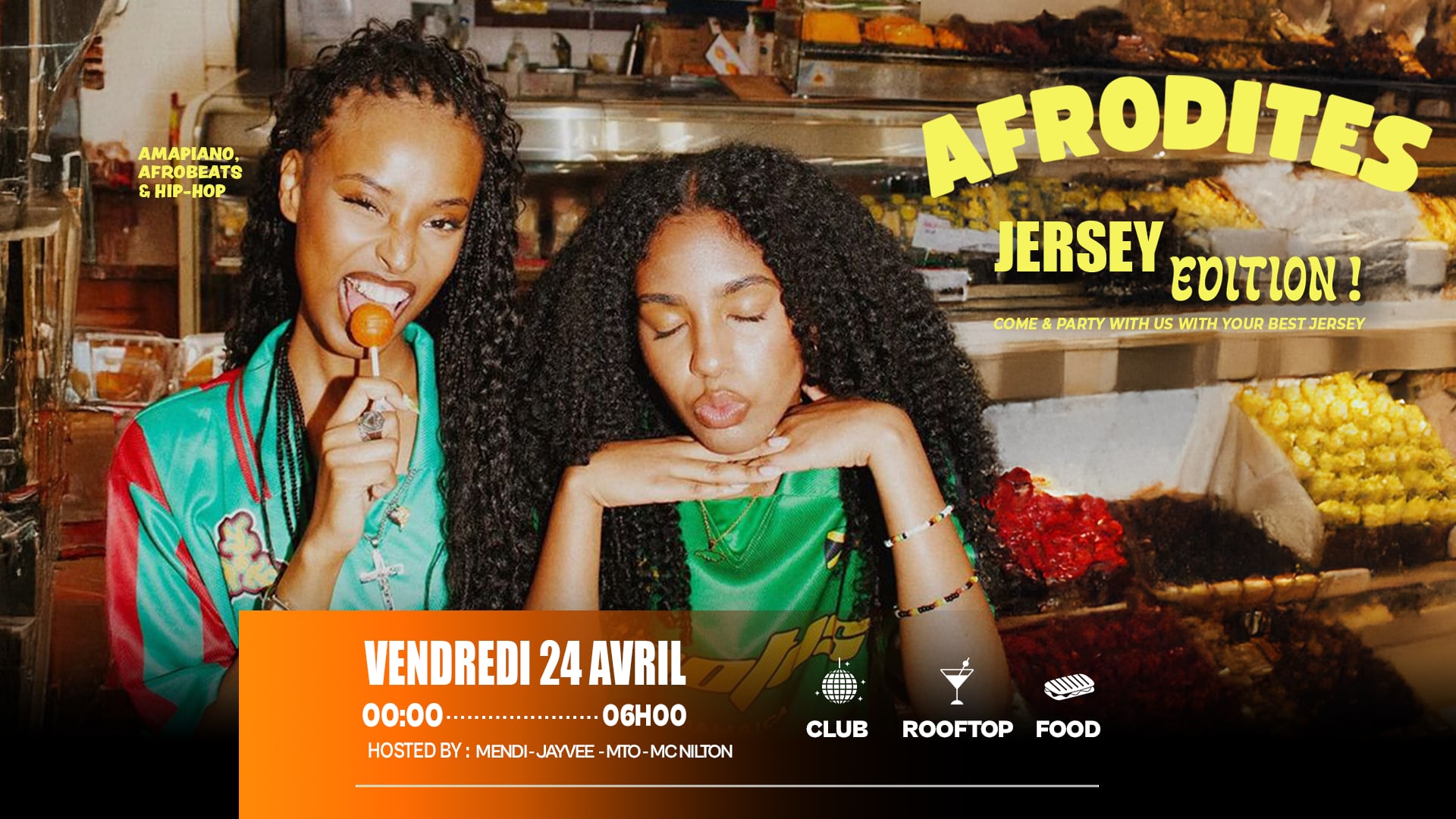 Les Afrodites Jersey Edition Cover