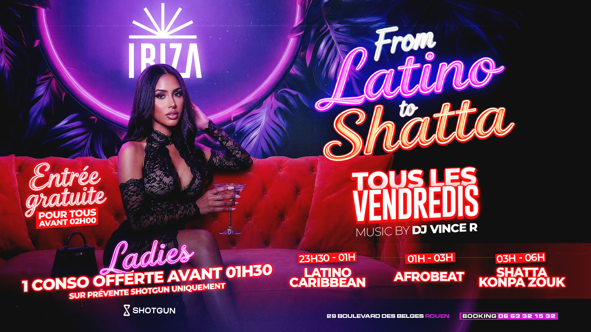 From Latino To Shatta I 1 Night 3 Ambiances Cover