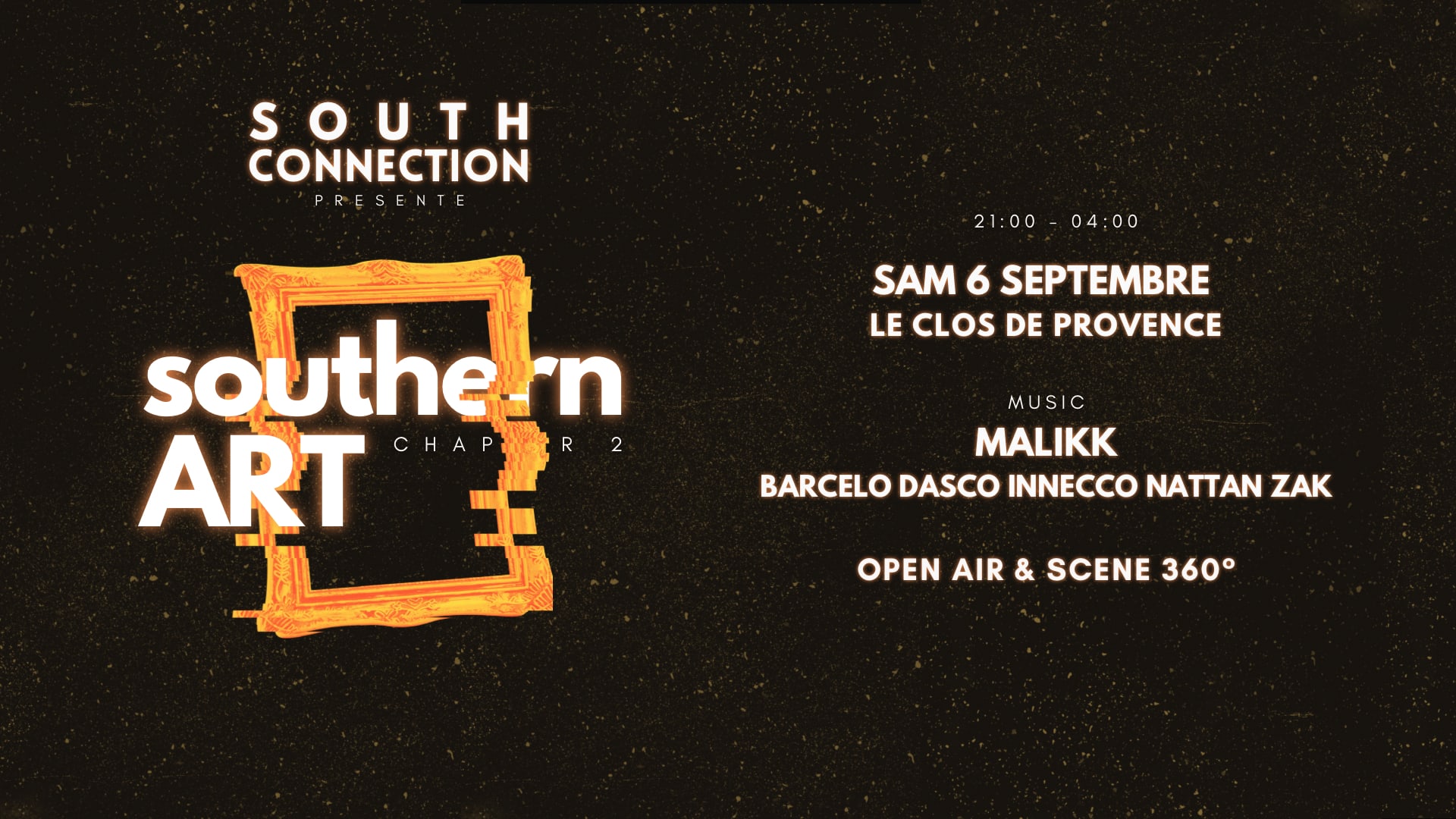 Southern Art Chapitre 2 - South Connection - Sam 6 Sept Cover