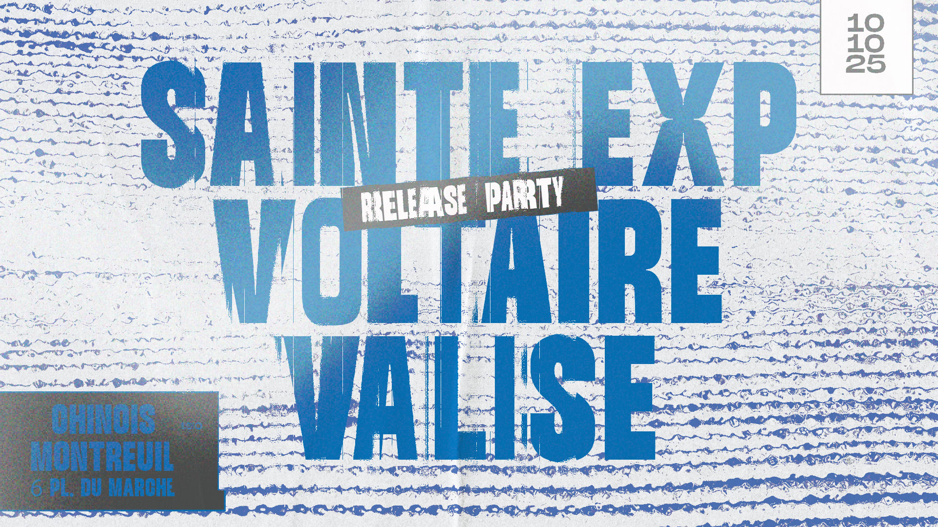 Chinois Montreuil X Sainte Exp / Valise / Voltaire Cover