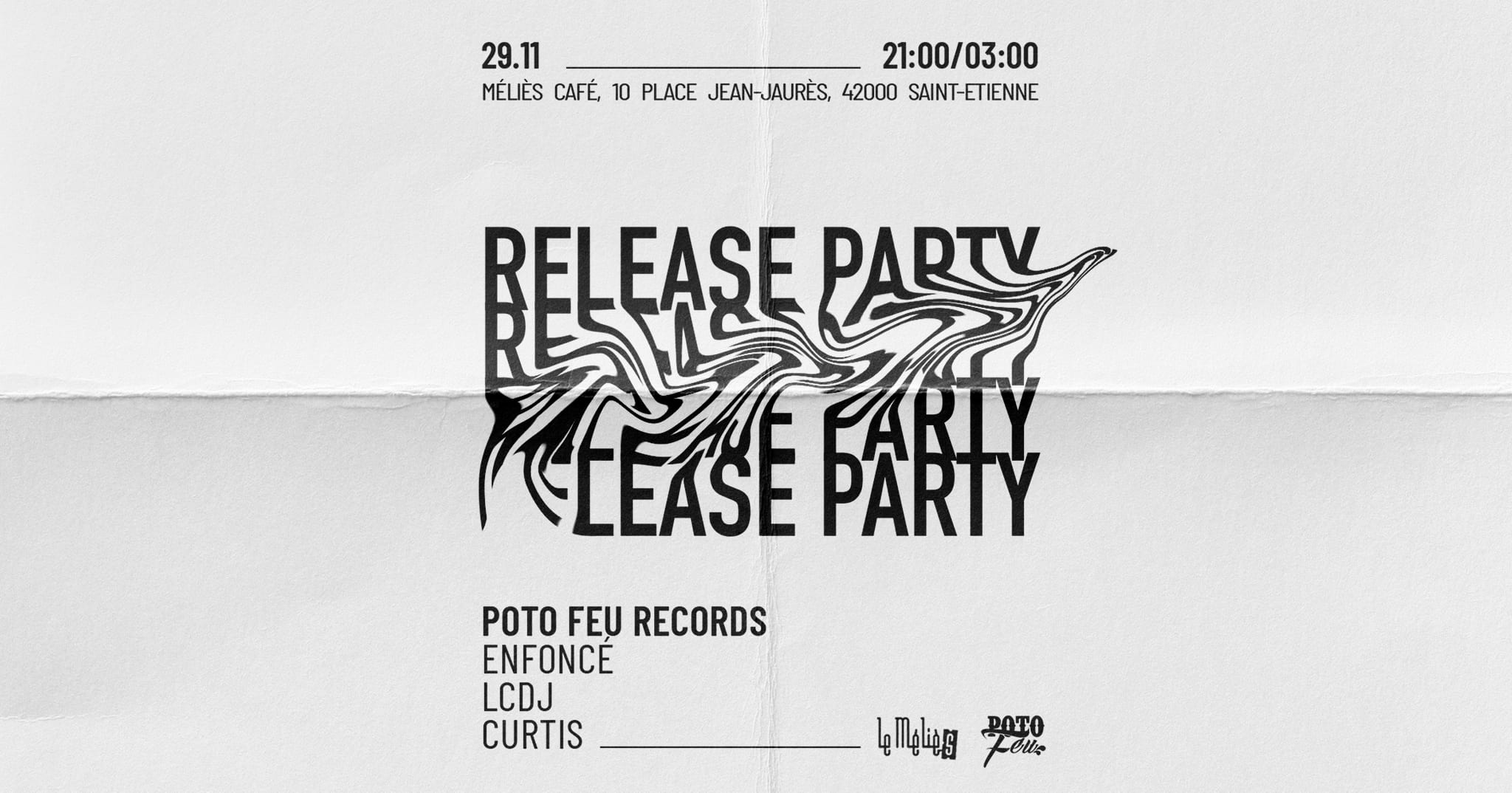 Release Party - Poto Feu Records 00x Cover