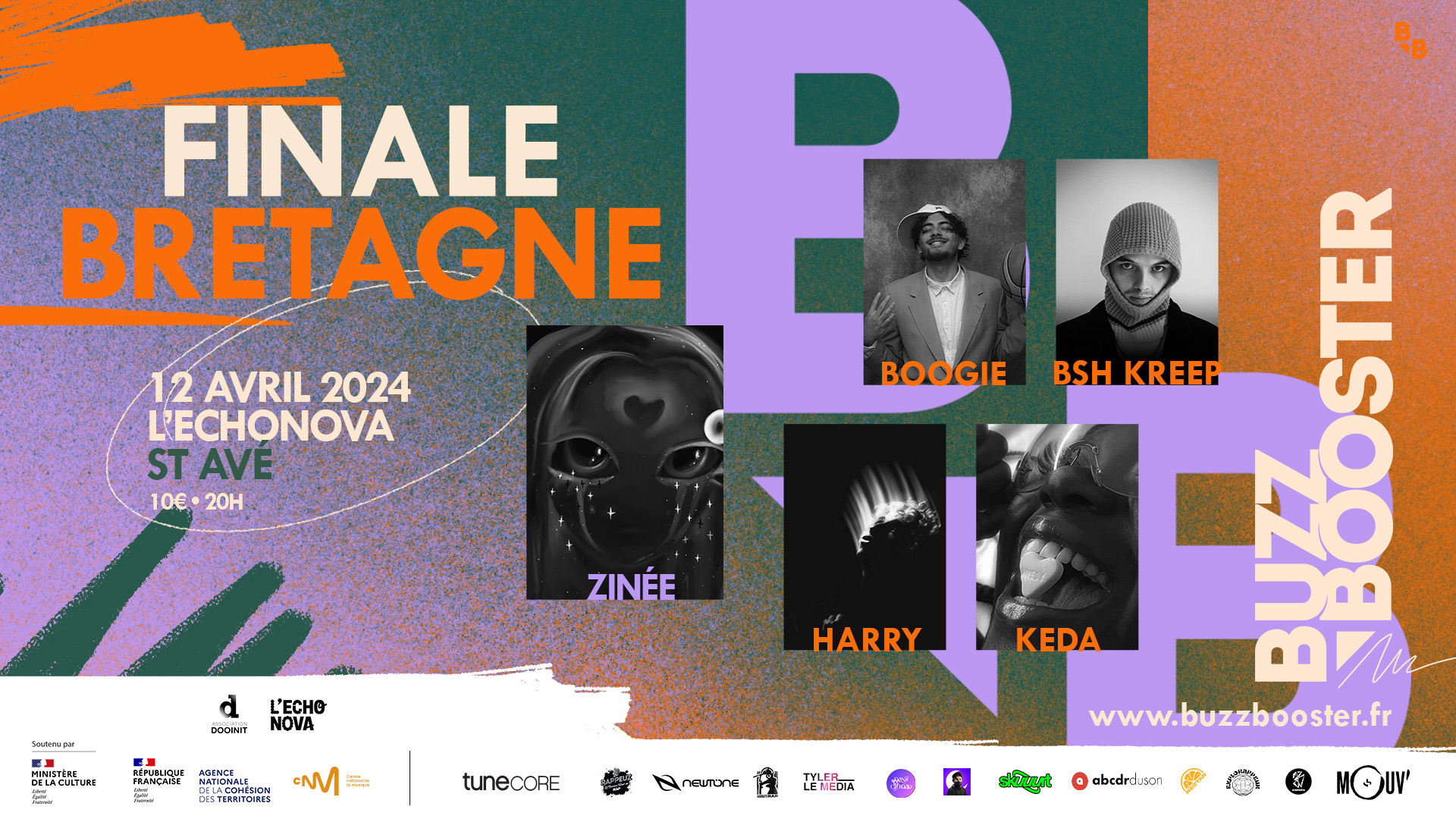 Zinée + Finale Régionale Buzz Booster Cover