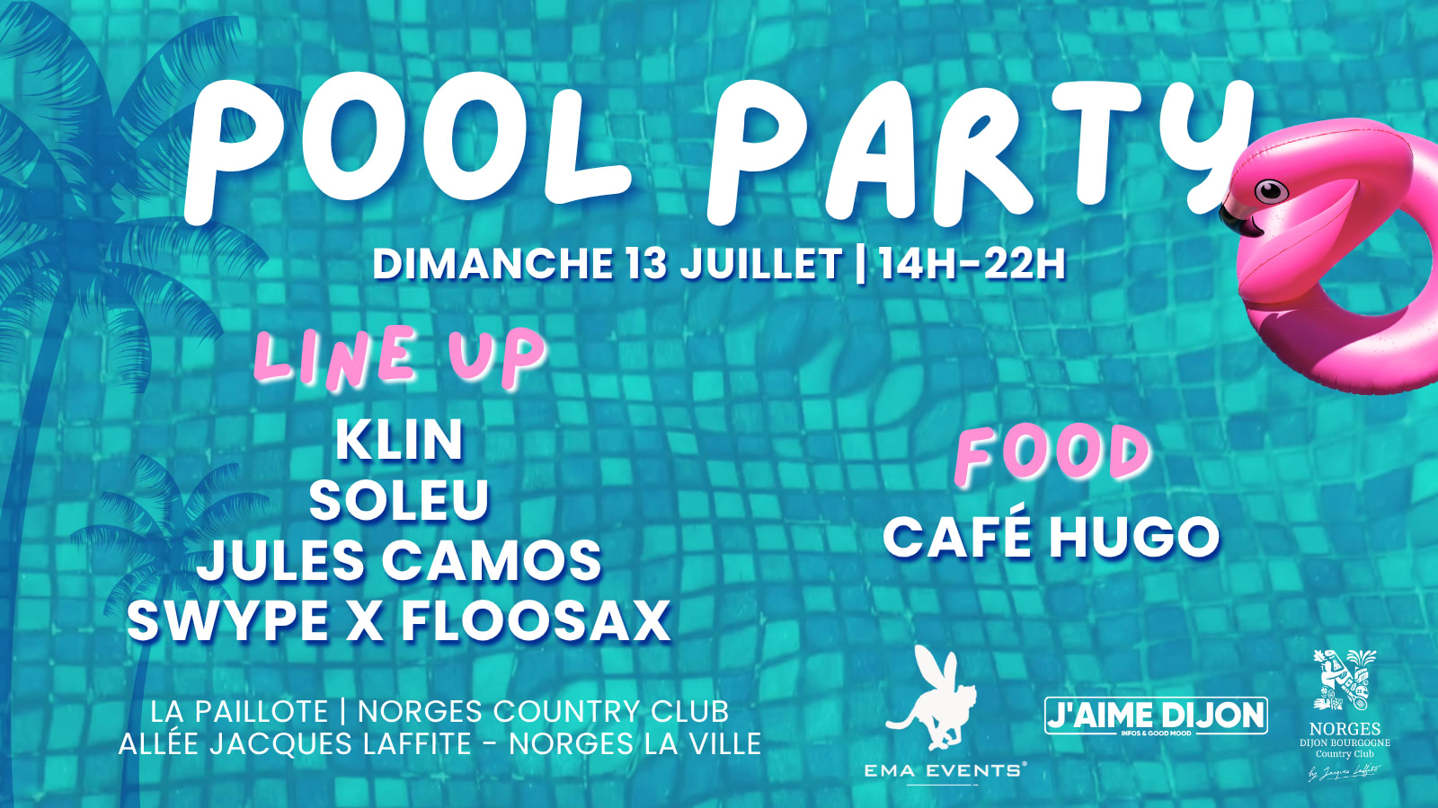 Pool Party La Paillote Norges Cover