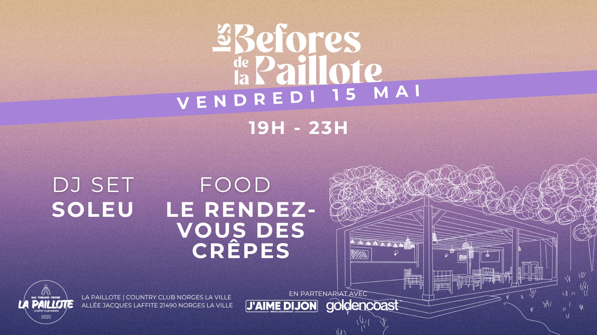 Les Befores De La Paillote - Vendredi 15 Mai Cover