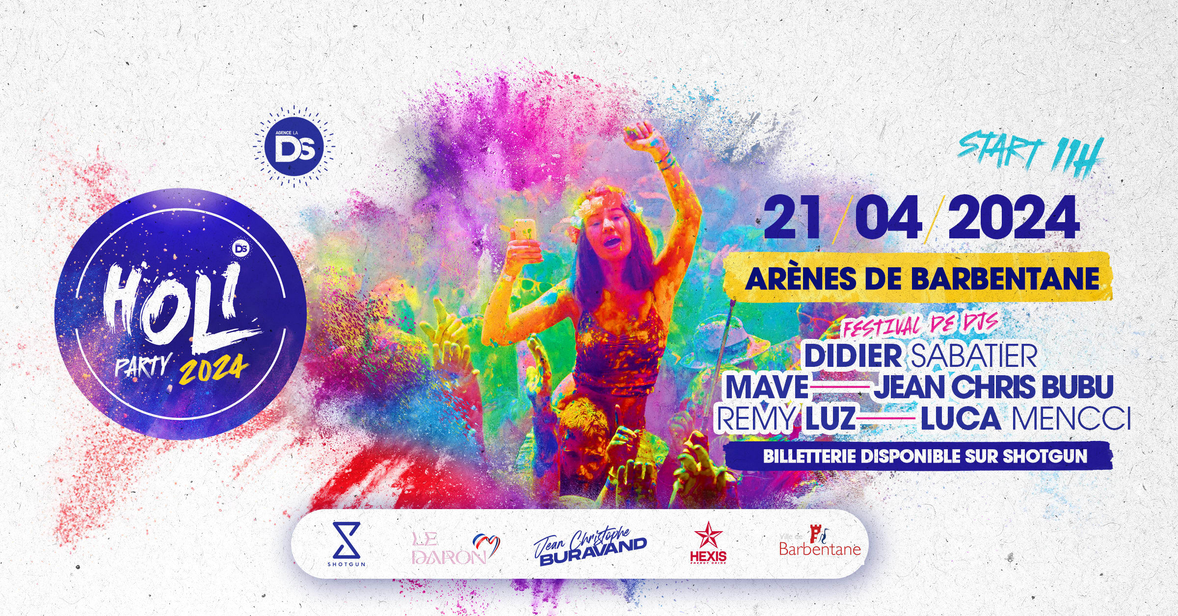 Holi Party 2024 Arènes De Barbentane Cover