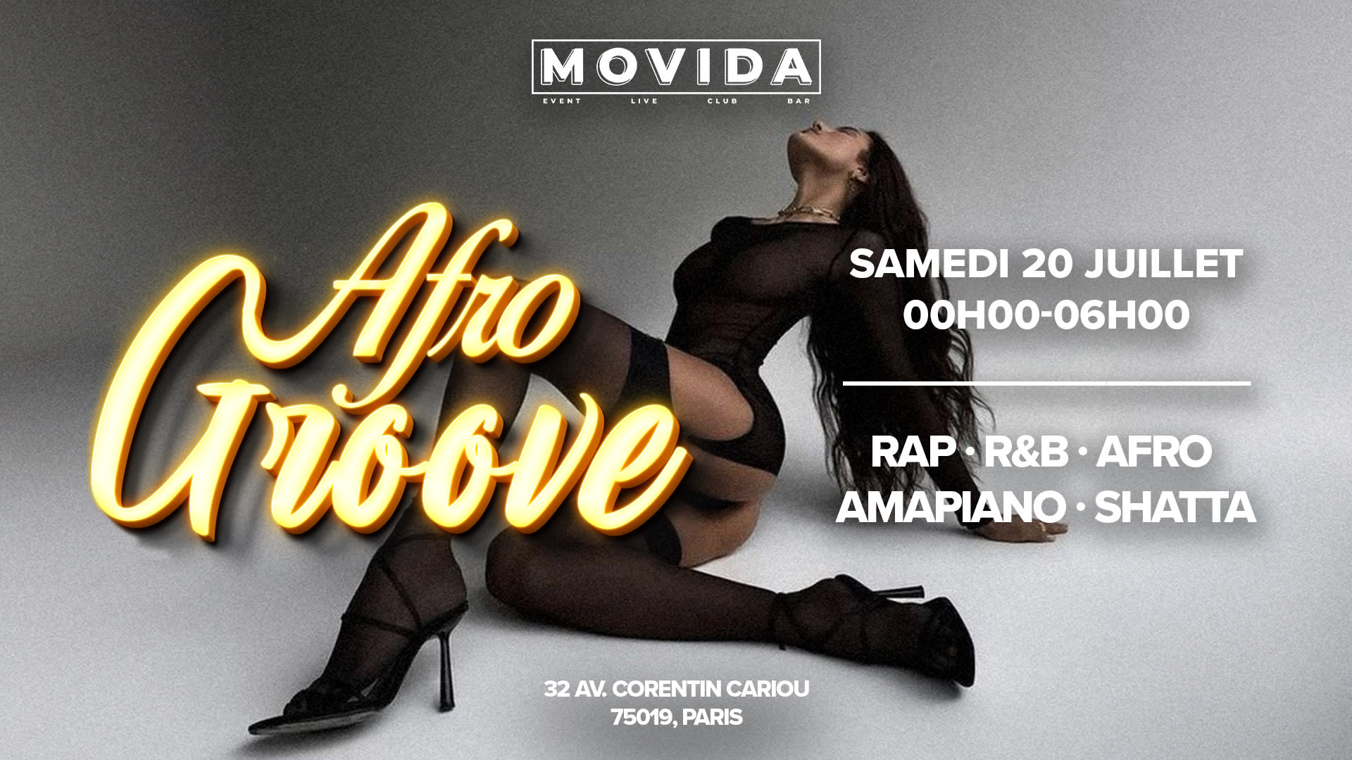 Afro Groove - Samedi 20 Juillet : Afro, Shatta, Dancehall Cover