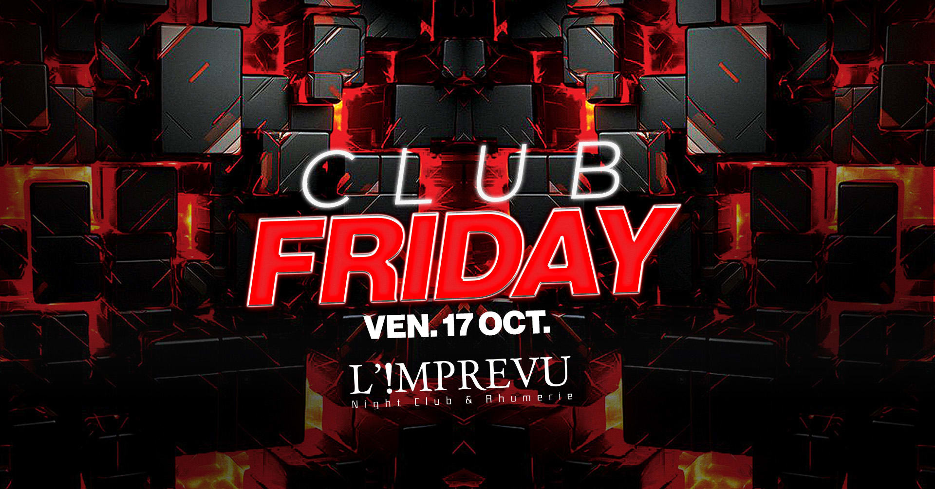 Vendredi 17/10 - Club Friday Cover
