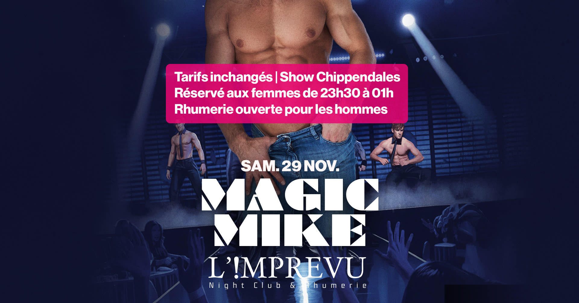 Magic Mike, Show Chippendale Cover
