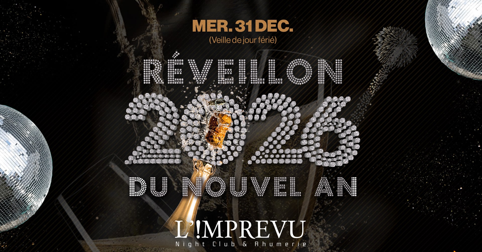 Champagne & Whishes ( Nouvel An À L'imprévu Narbonne) Cover