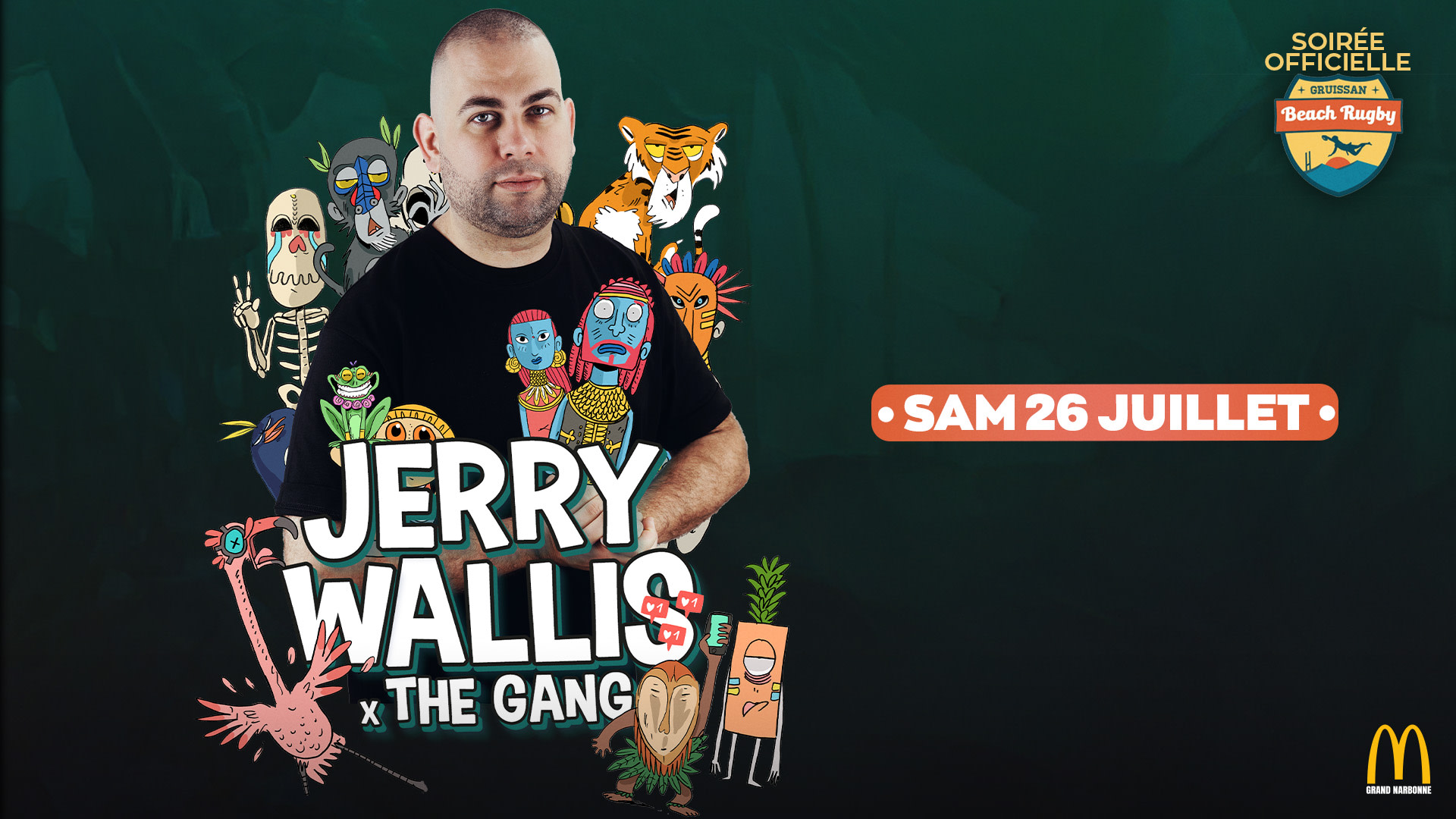 Jerry Wallis Show À La Villa Gruissan Cover