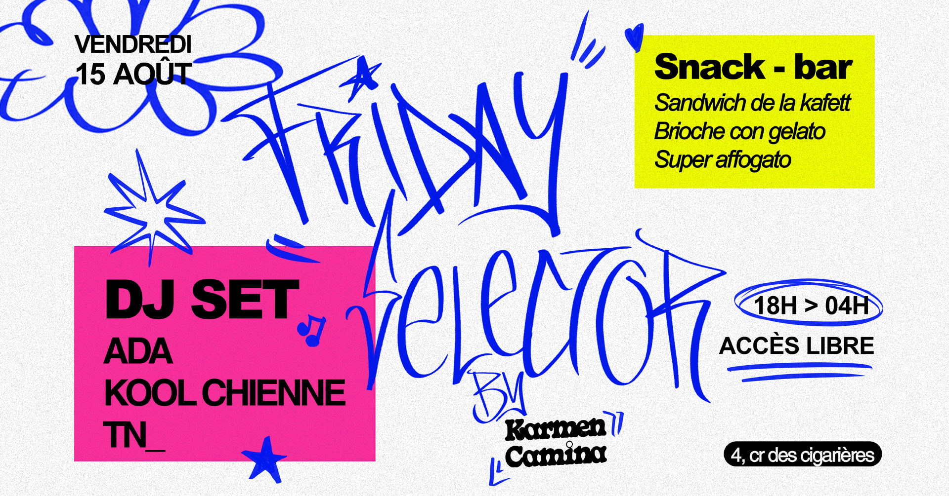 Friday Selector [Ada, Kool Chienne, Tn_] Cover