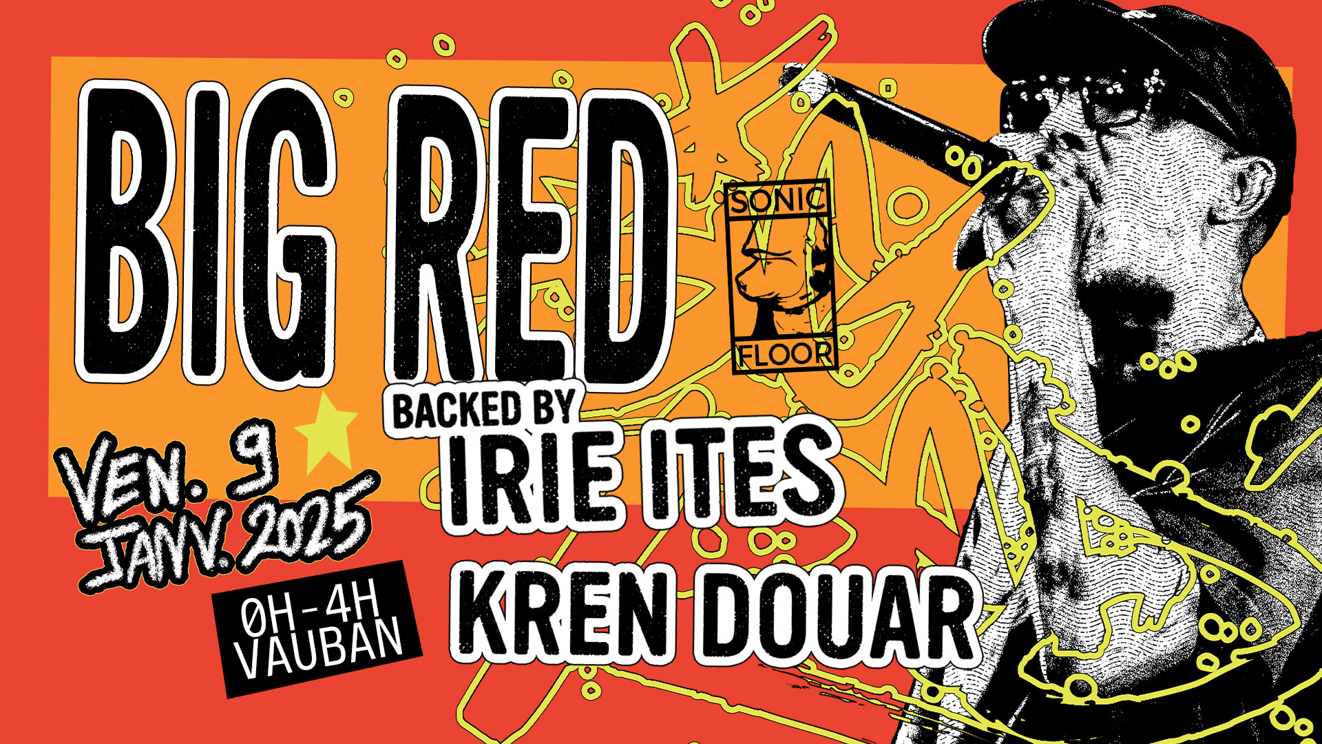 Big Red & Irie Ites • Kren Douar (Vauban · Brest) Cover