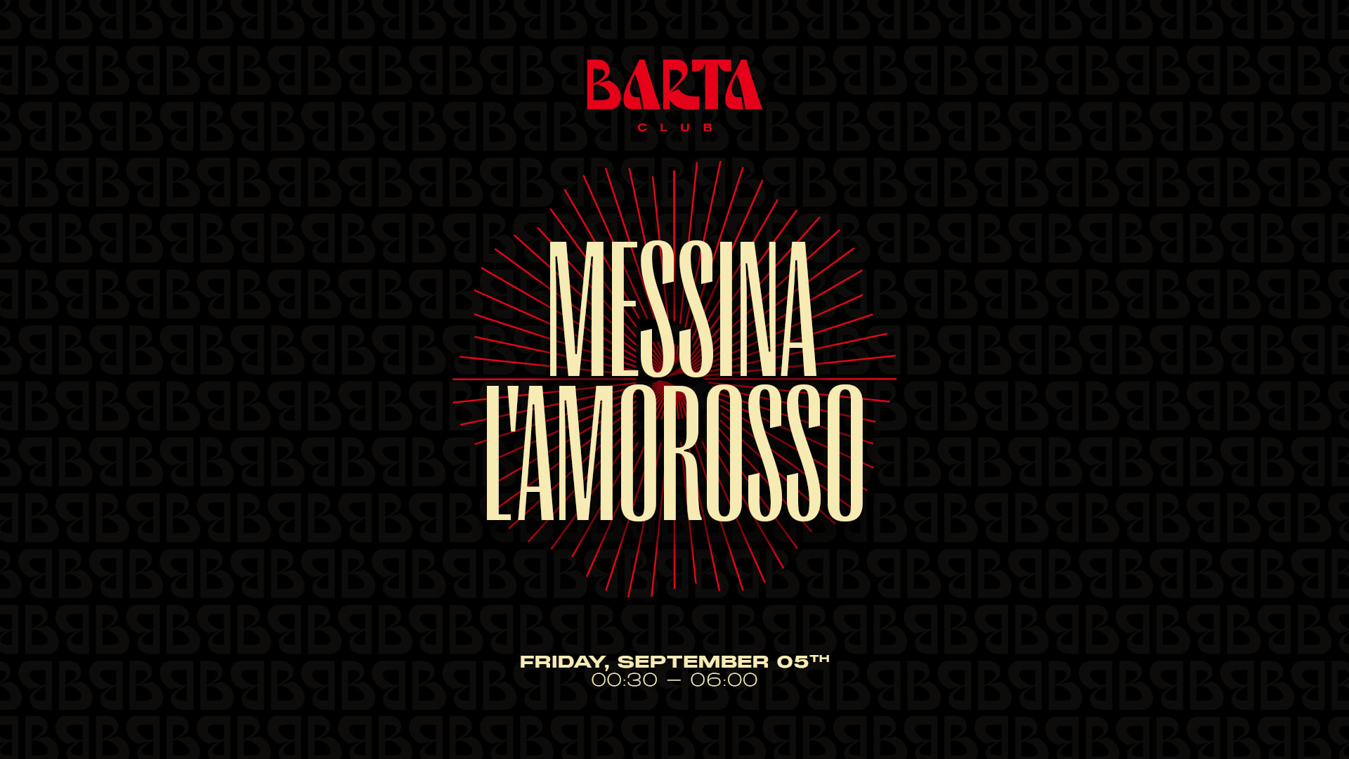 Messina X L'amorosso - Vendredi 5 Septembre 2025 Cover