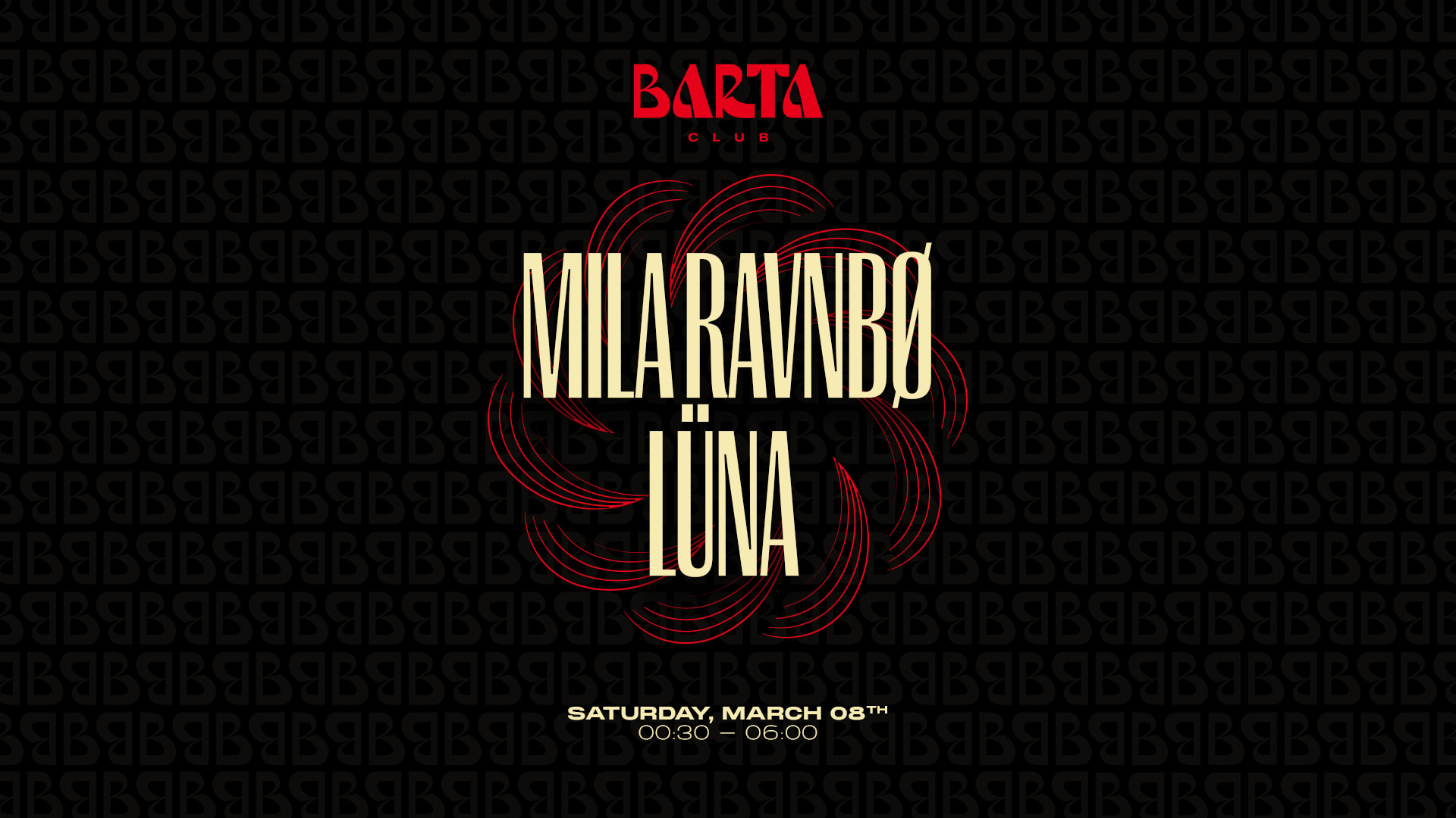 Mila Ravnbø + Lüna - Samedi 08 Mars 2025 Cover