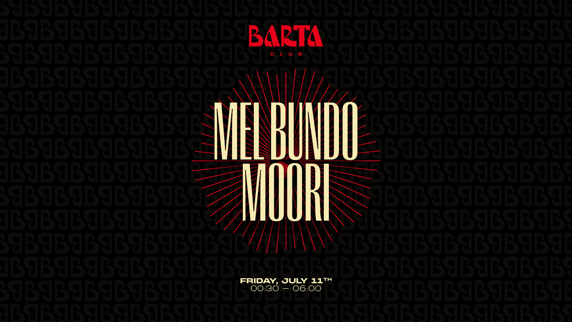 Mel Bundo X Moori  - Vendredi 11 Juillet 2025 Cover