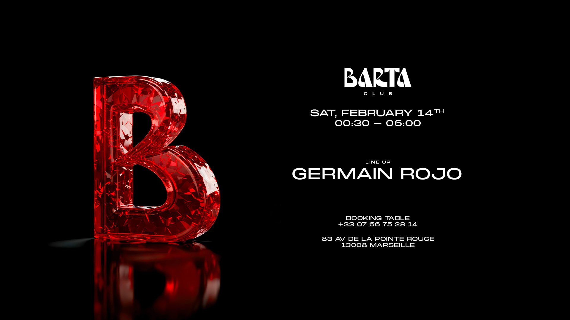 Germain Rojo - Samedi 14 Février 2026 Cover