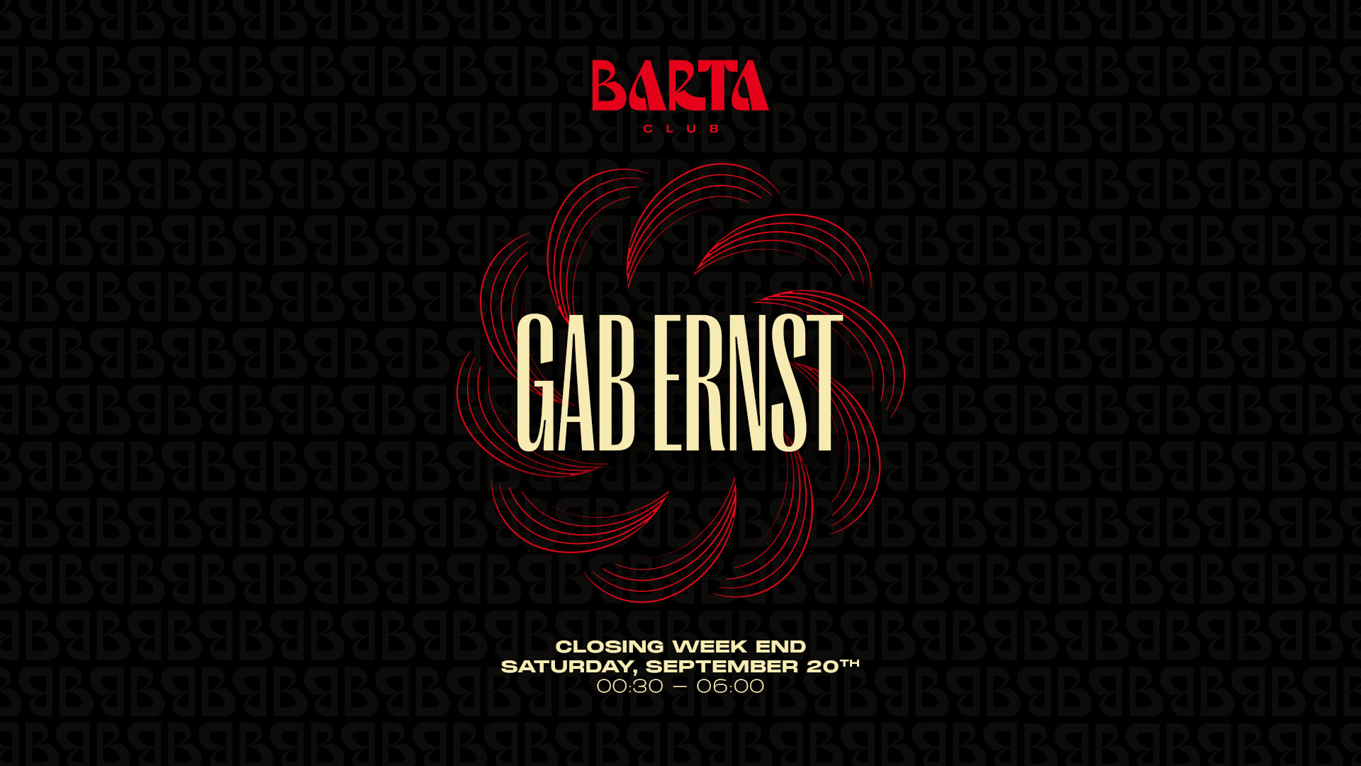 Gab Ernst - Samedi 20 Septembre 2025 Cover