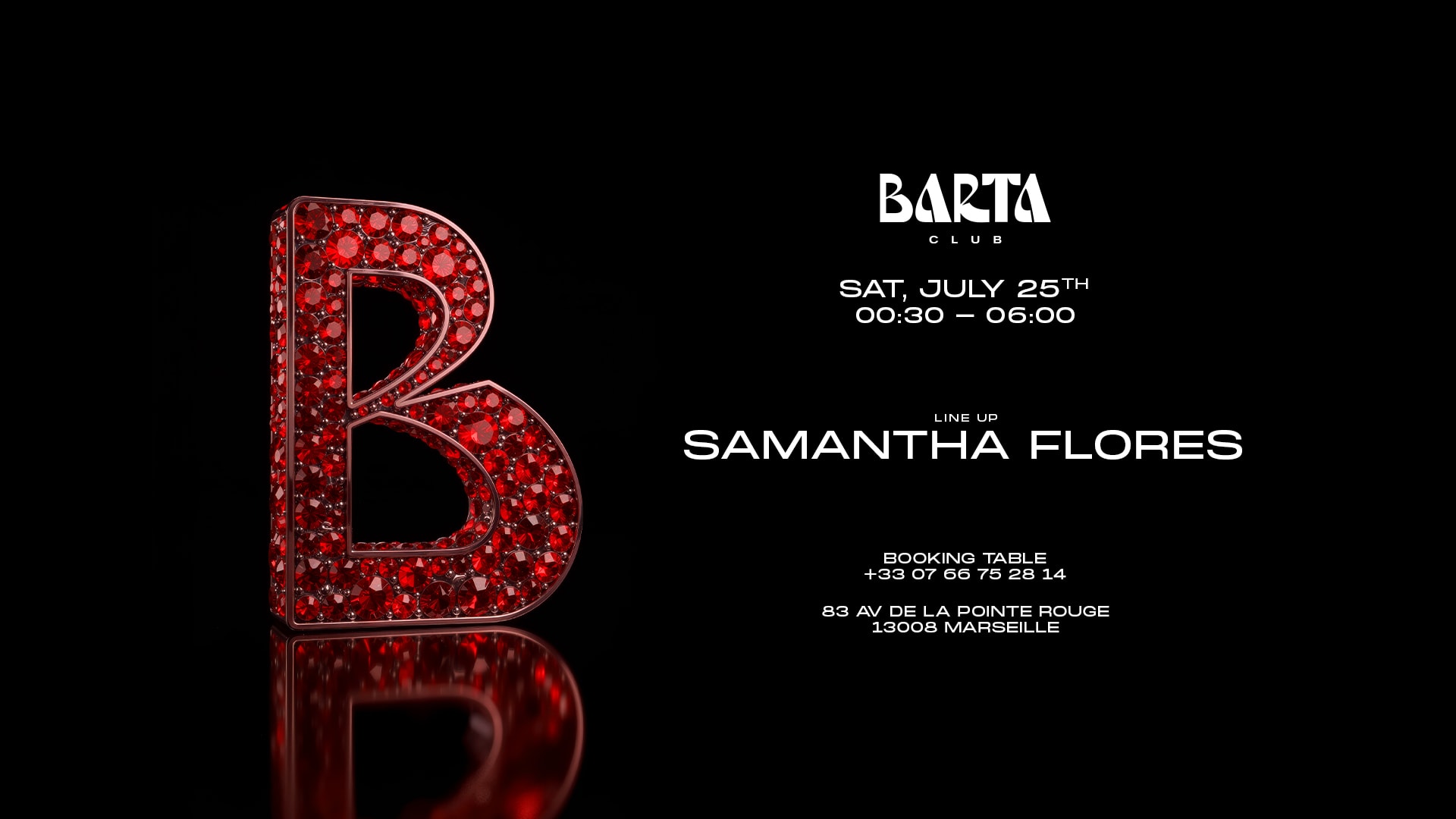 Samantha Flores - Samedi 25 Juillet 2026 Cover