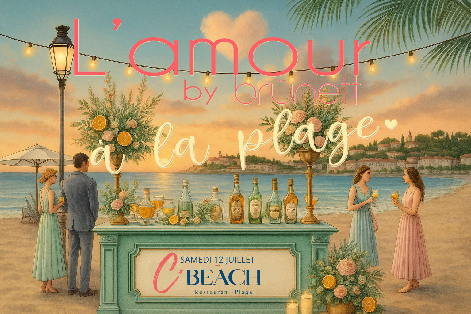 L'amour À La Plage Cannes Cover