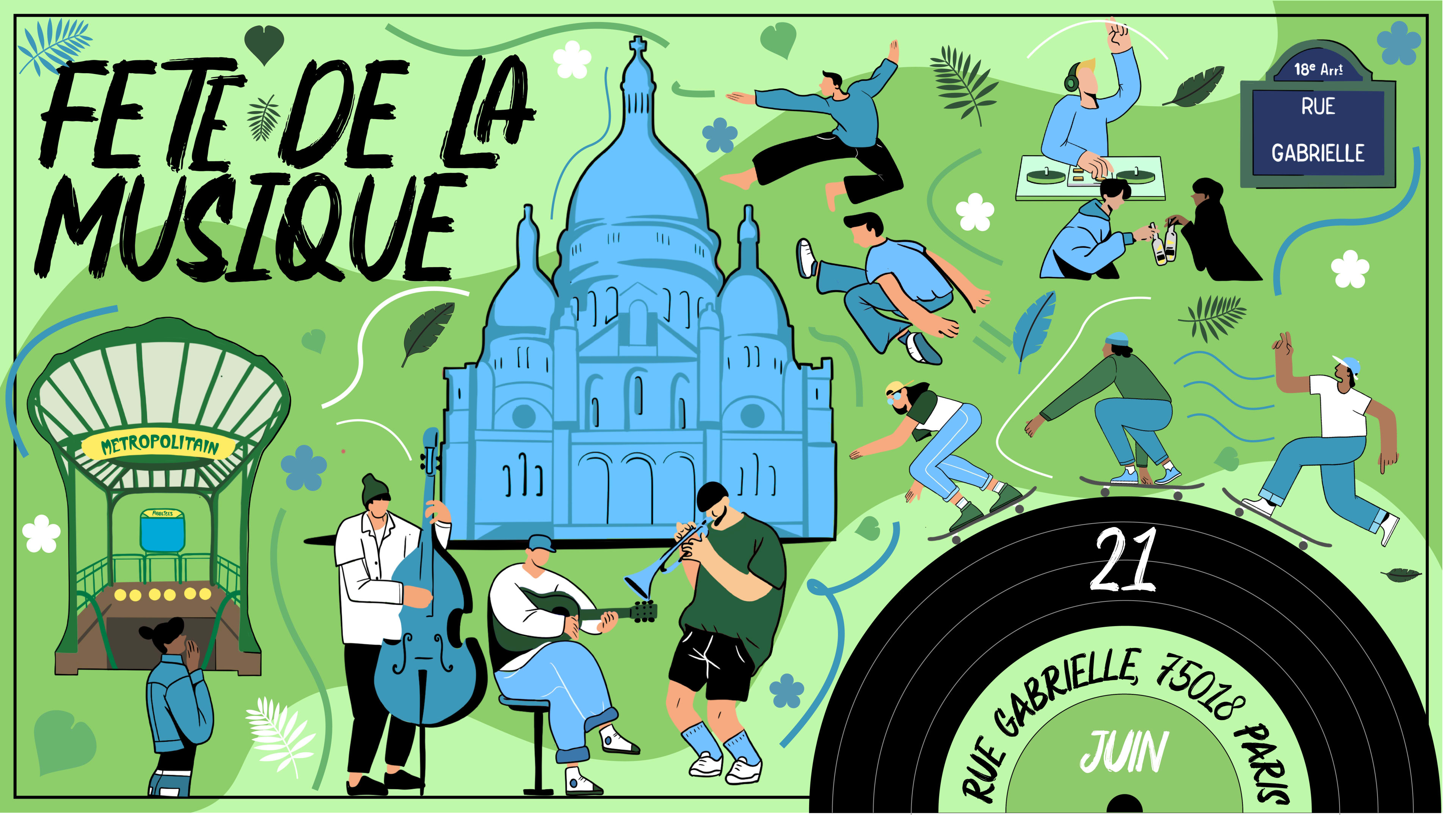 [Basscule] Fête De La Musique - Rue Gabrielle 75018 Cover