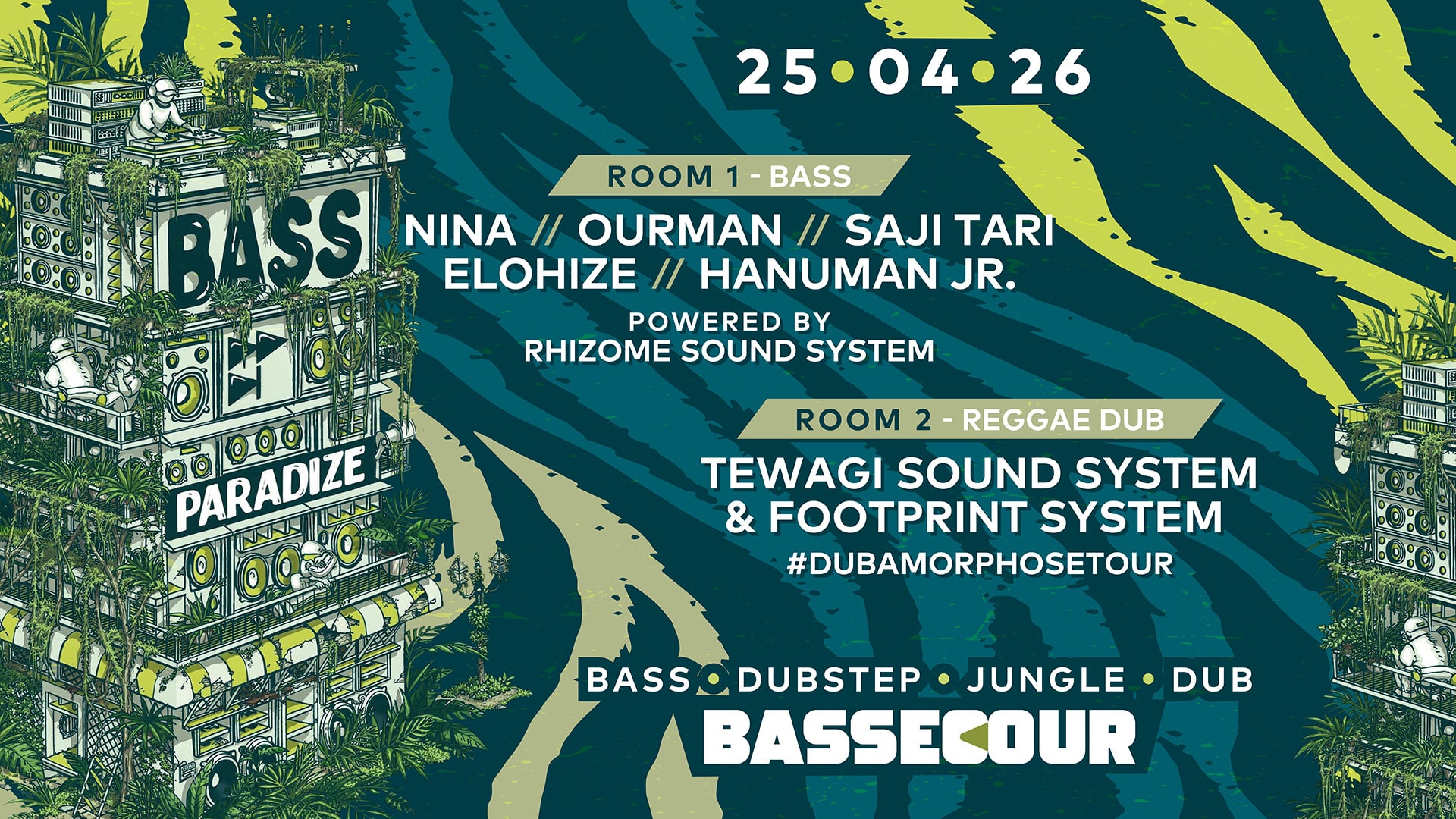 Bass Paradize #39 : Nina, Ourman, Footprint System & More Cover
