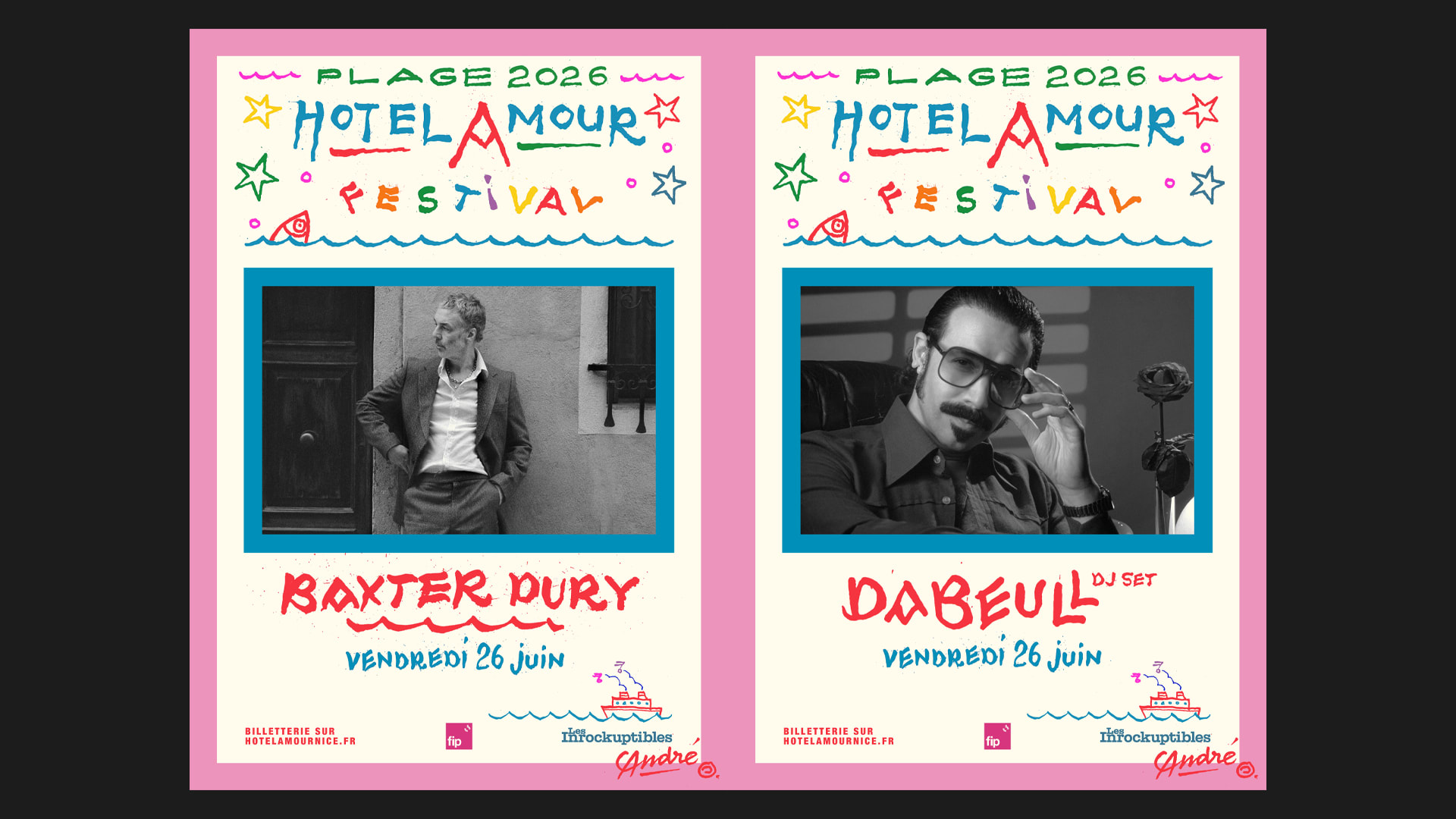 Baxter Dury & Dabeull À La Plage De L'hotel Amour Cover