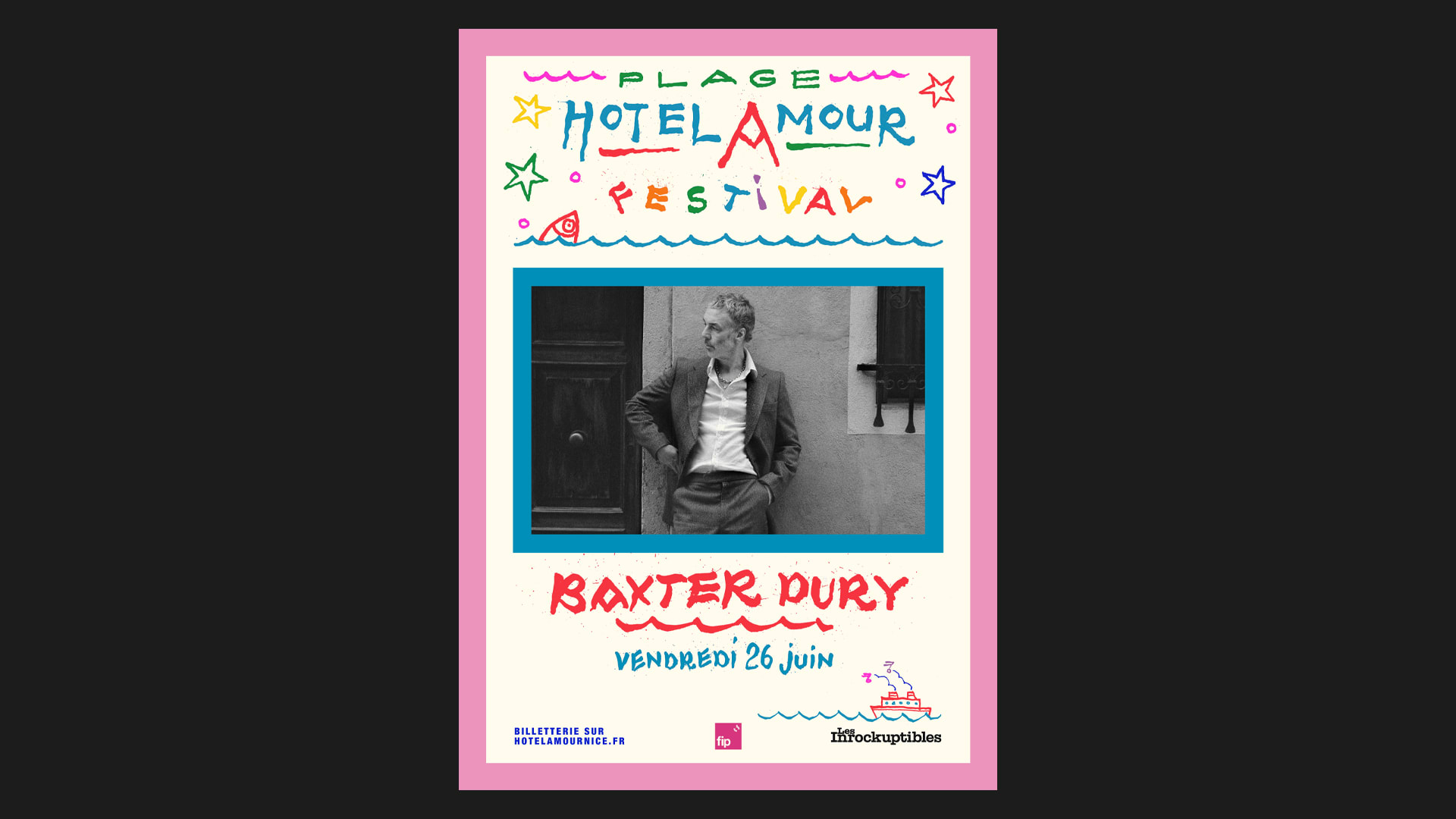 Baxter Dury À La Plage De L'hotel Amour Cover