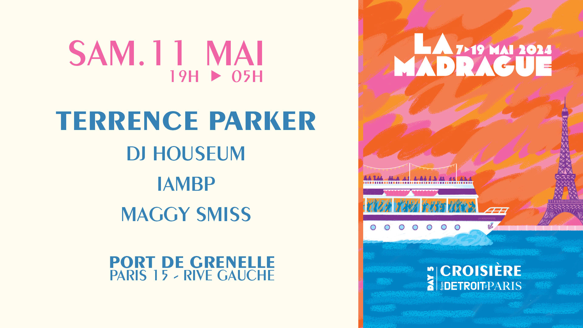 La Madrague From Detroit To Paris : Terrence Parker... Cover