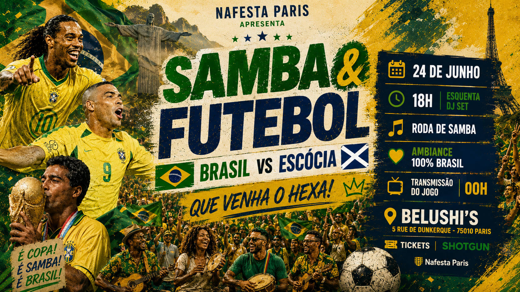 Samba,Futebol & Alegria Cover