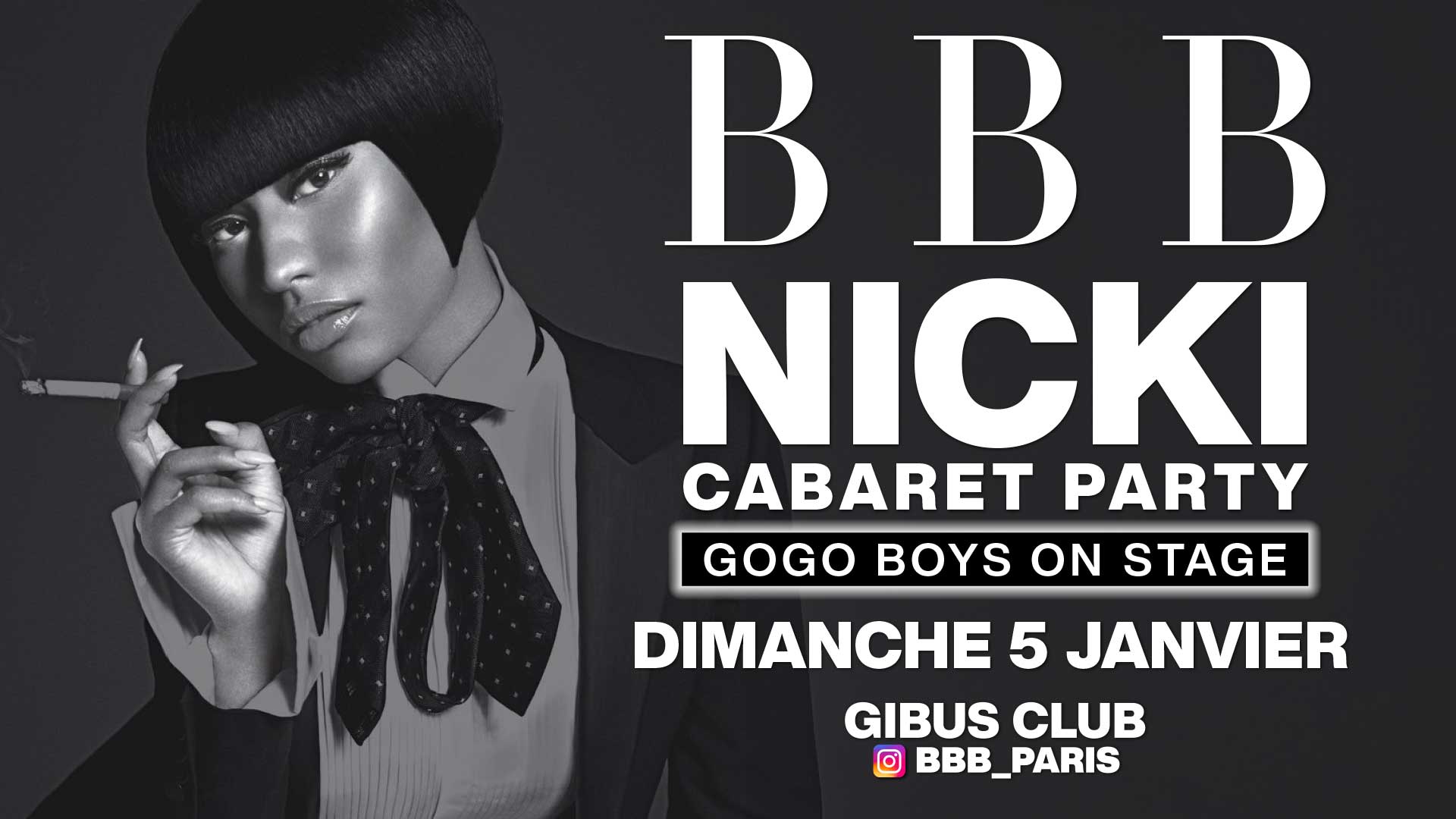 Bbb Nicki Cabaret Party Gogos Boyz On Stage Cover