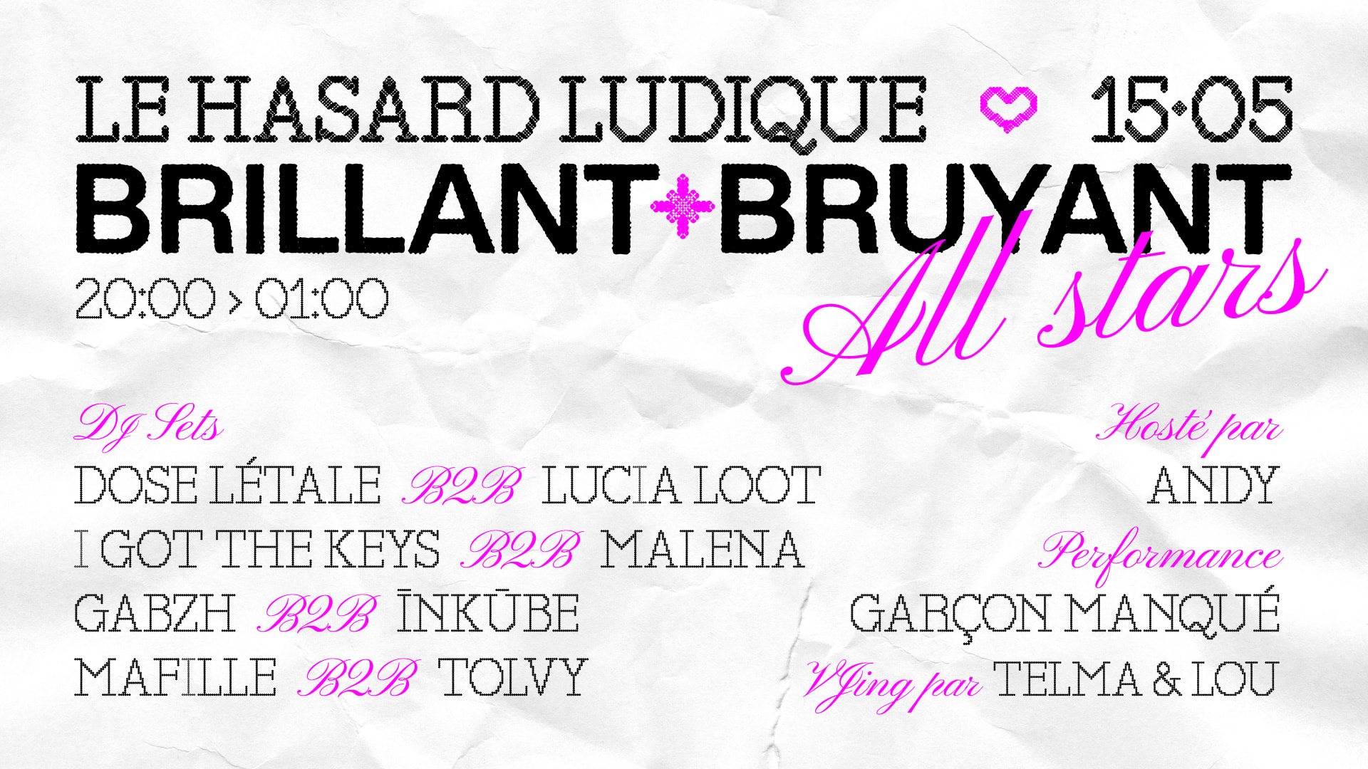 Brillant Bruyant - All Stars Cover