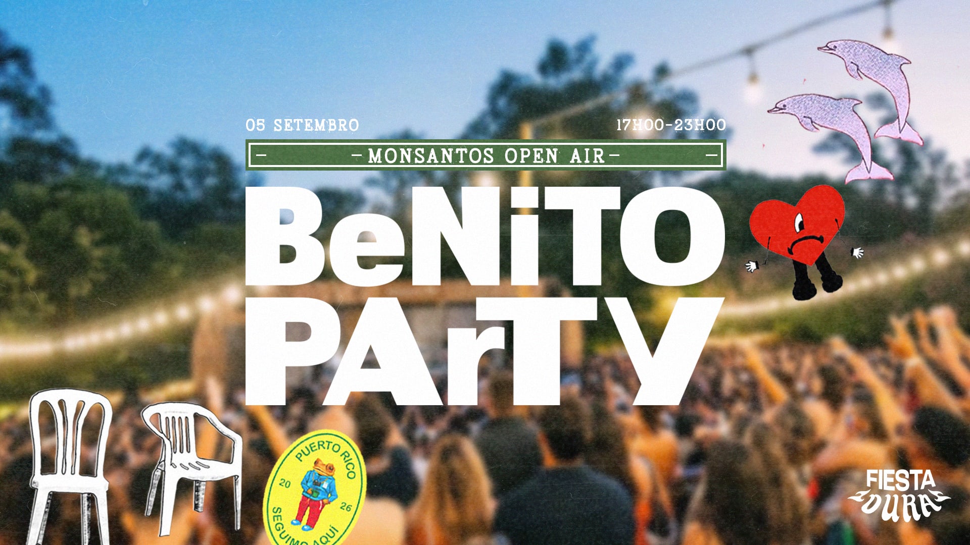 Benito Party @ Monsantos Open Air - 5 Setembro Cover