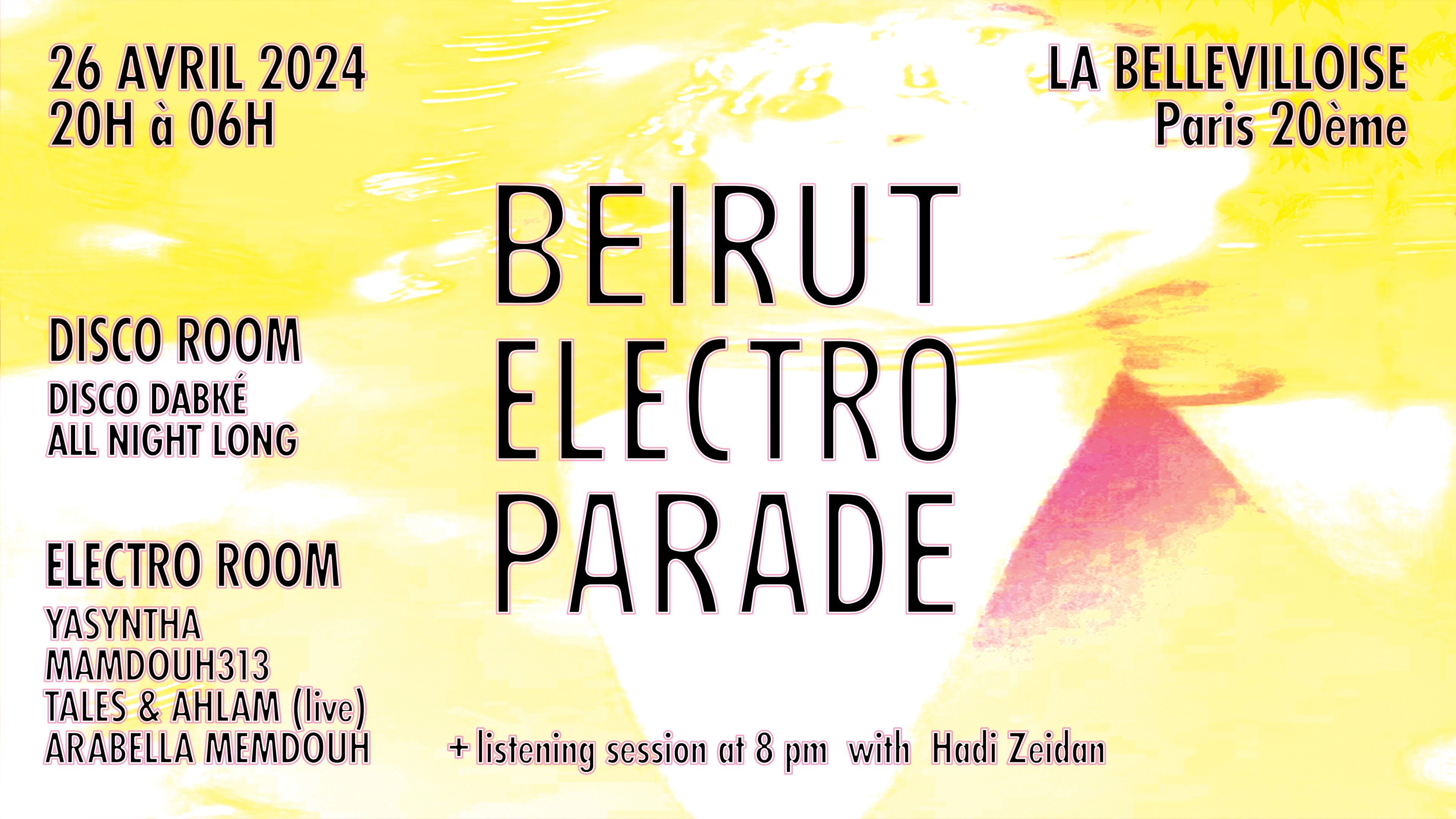 Beirut Electro Parade - 26.04.24 ✨ Cover