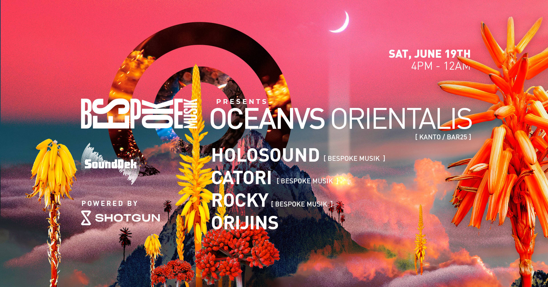 Bespoke + Sounddek : Oceanvs Orientalis (Live) / Holosound / Catori Cover