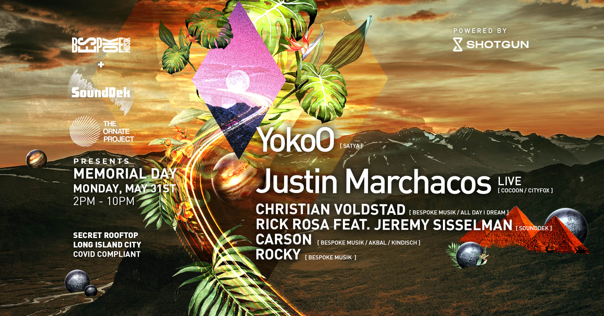Bespoke Musik Pres. Yokoo, Justin Marchacos (Live), Christian Voldstad Cover
