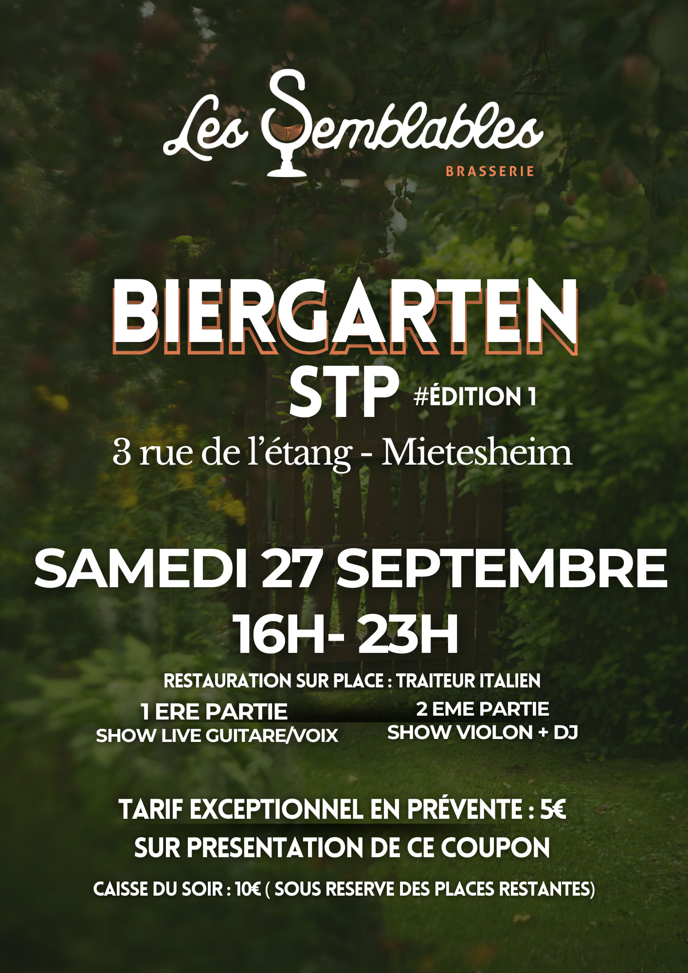 Biergarten S.T.P #1 Cover