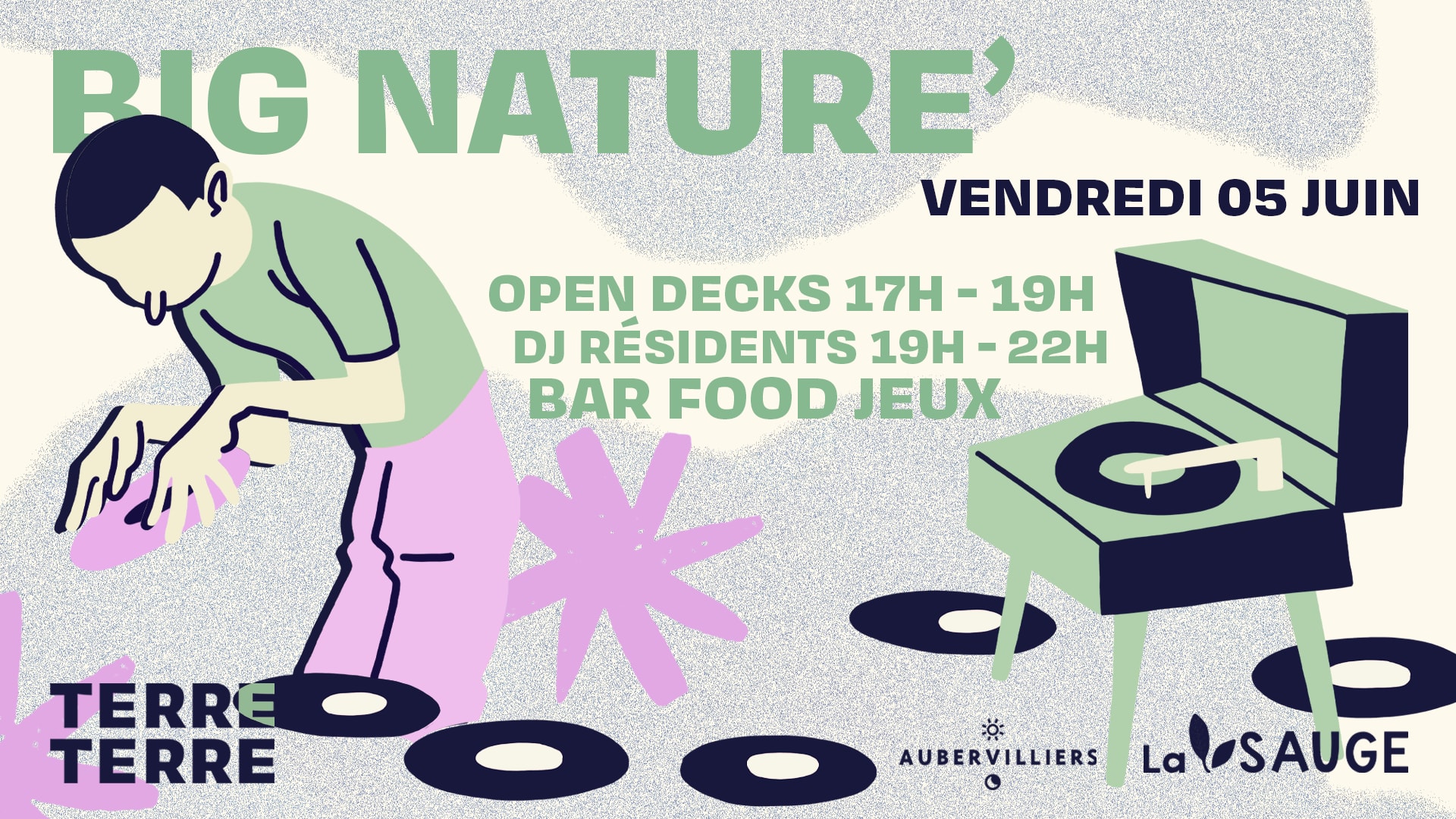Bignature's Vinyl Fridays @ Terre Terre Cover