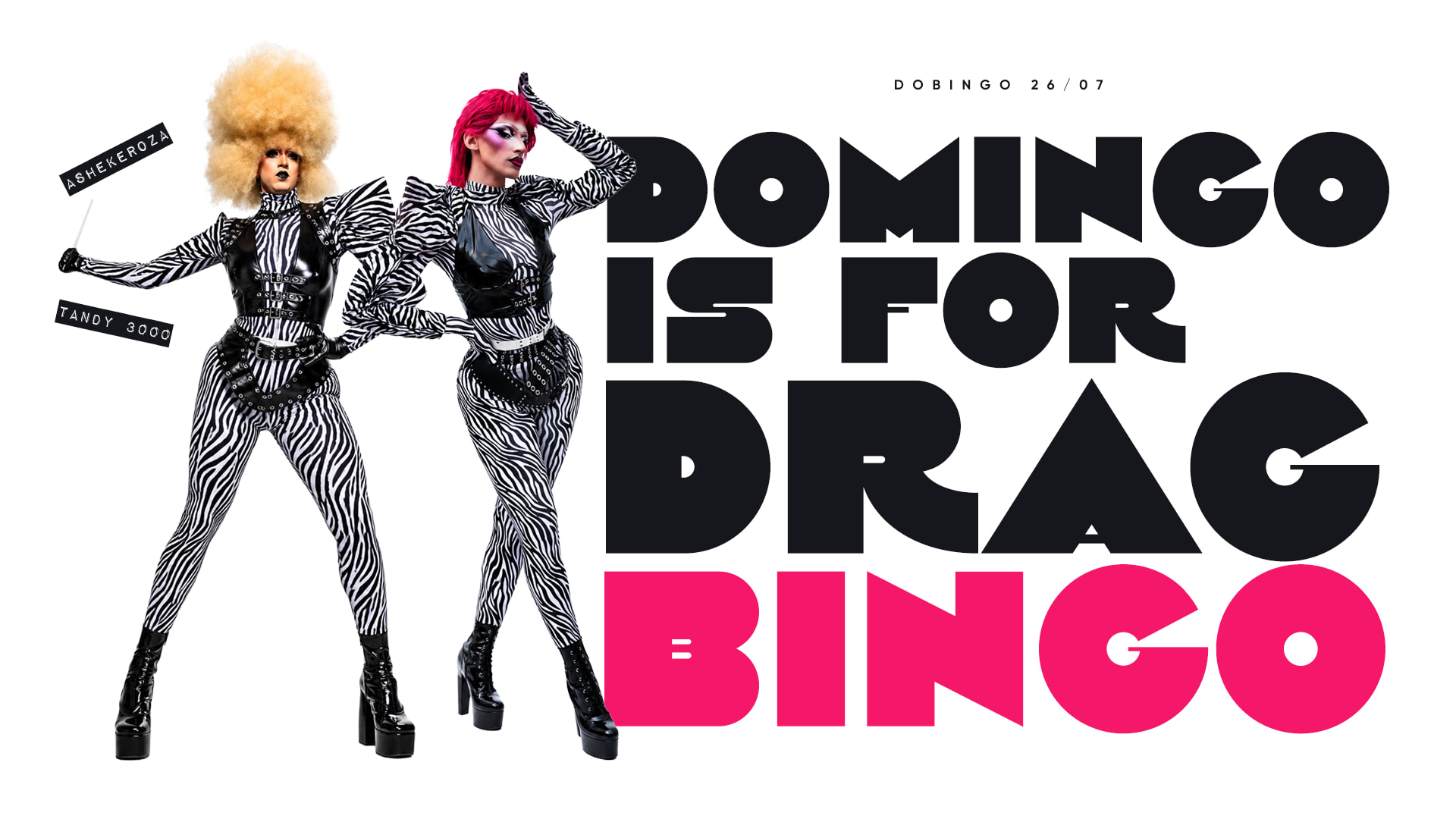Drama Bar's Drag Bingo With Ashekeroza & Tandy 3000 Cover