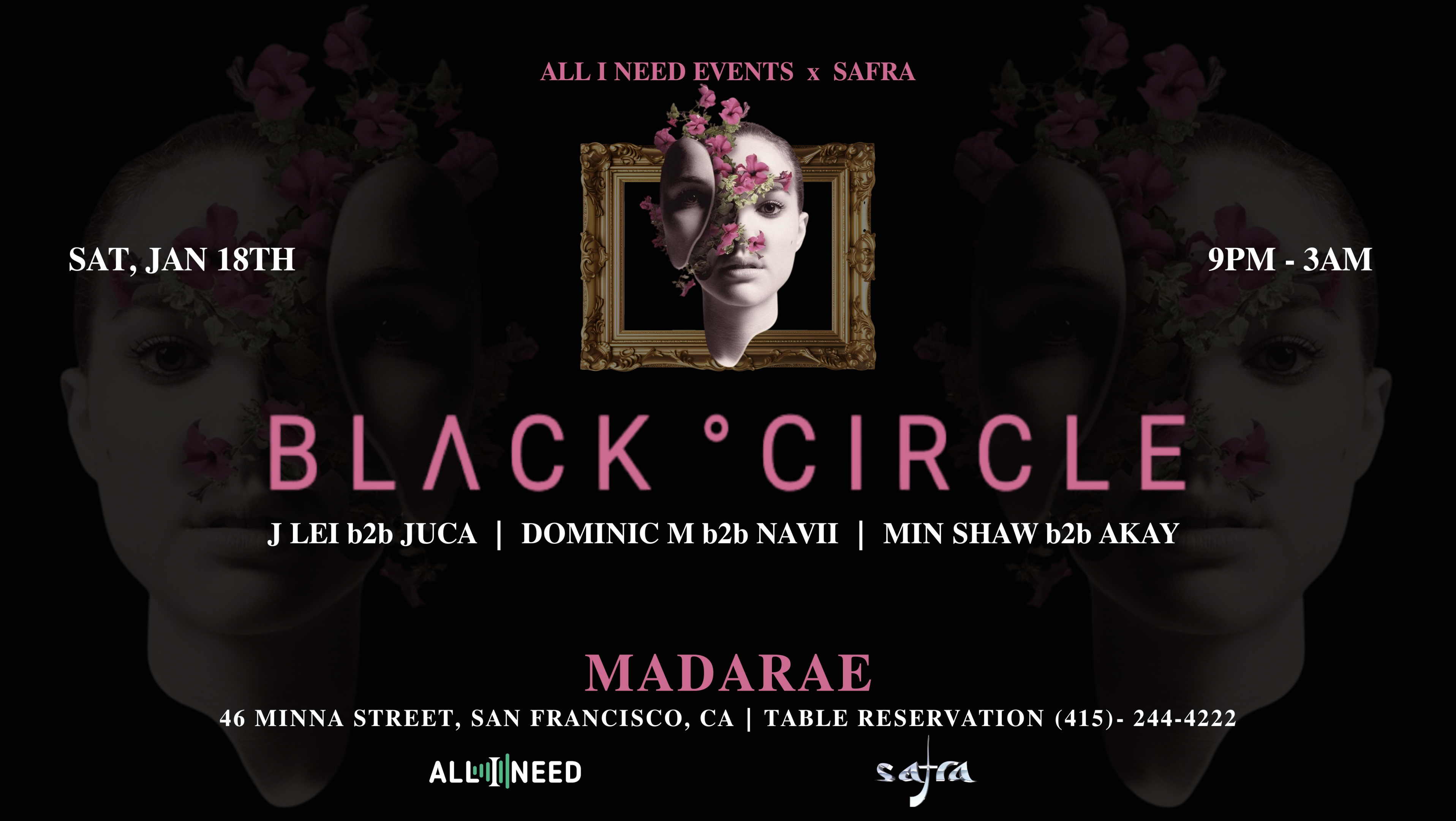 Black Circle [Afro House & Melodic Techno] At Madarae Cover