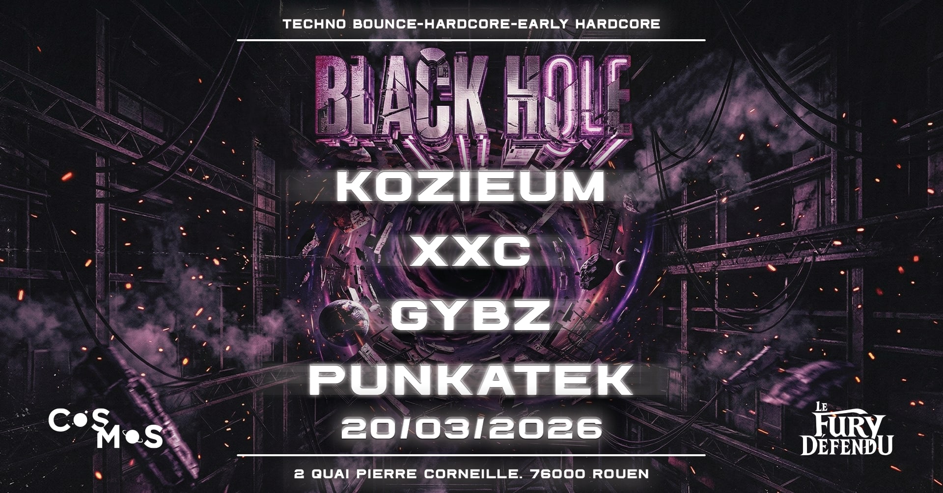 Black Hole | Cosmos X Le Fury Défendu Cover