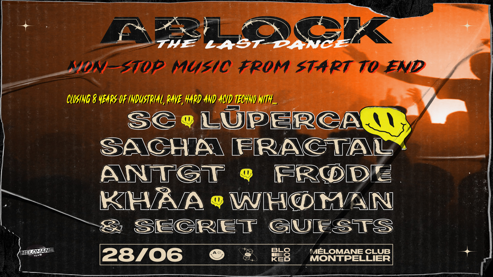 Blocked - The Last Dance W/ Whøman / Frøde / Sacha Fractal.. Cover