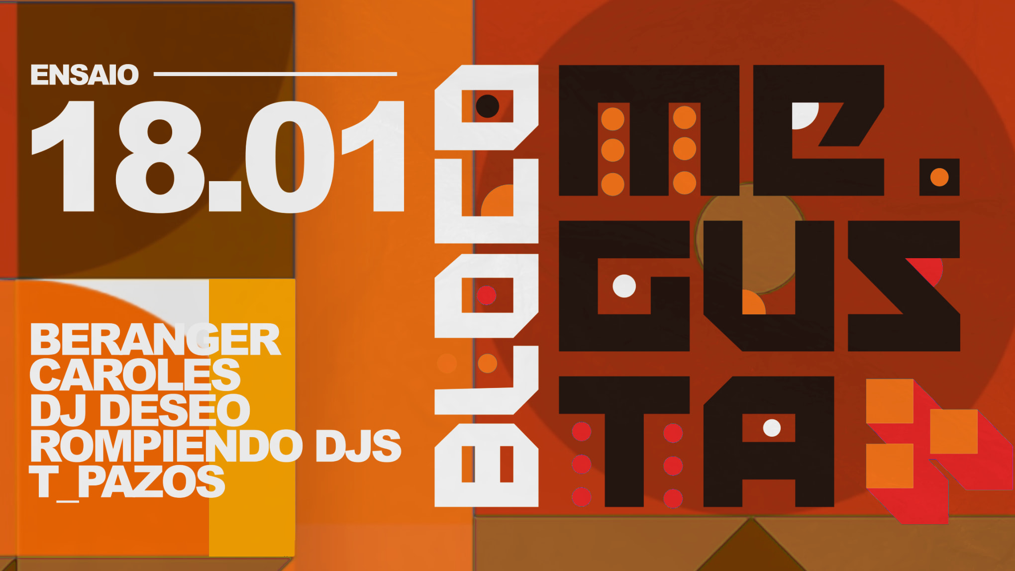 Ensaio Bloco Me Gusta 2025 Cover