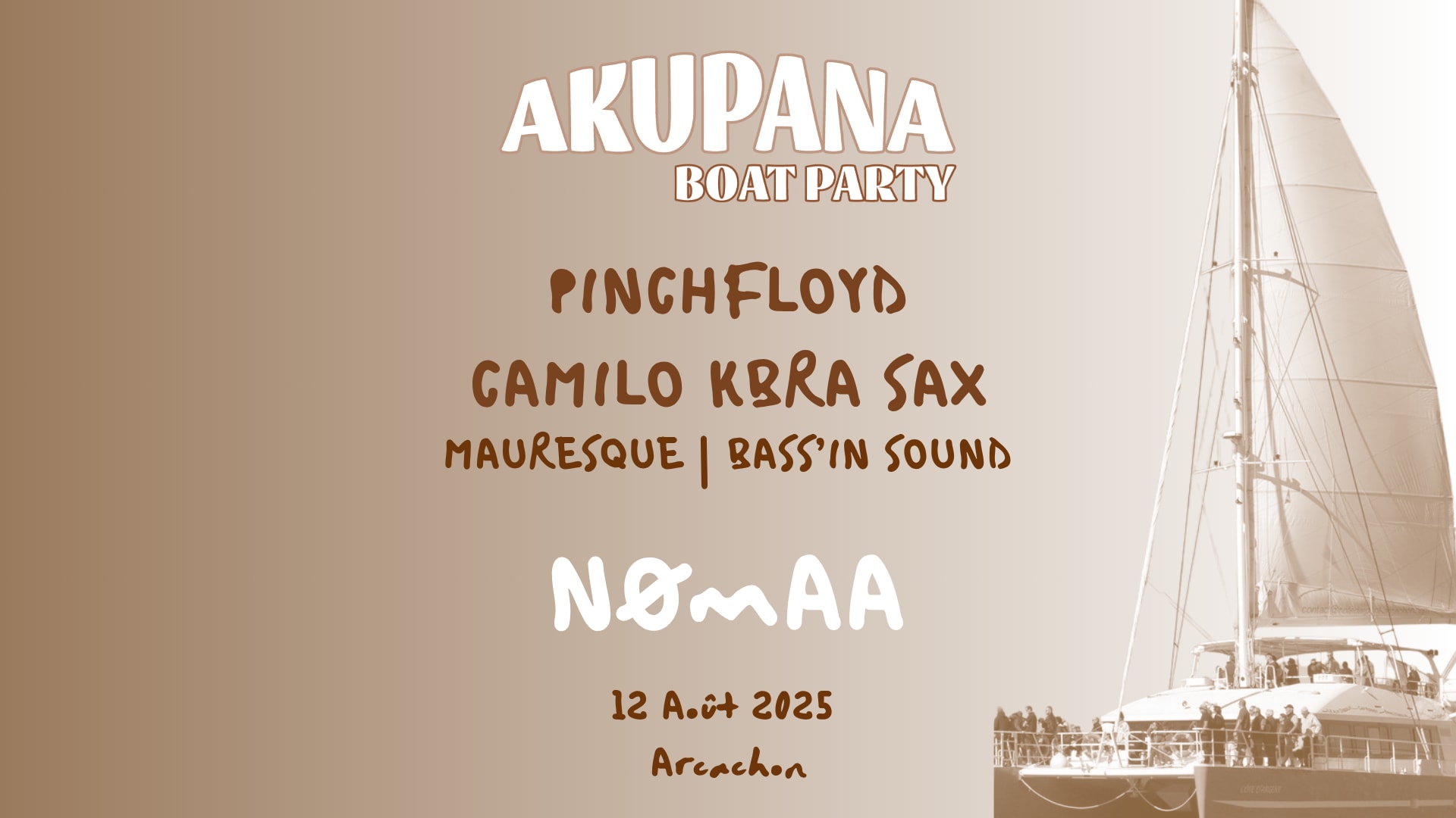 Akupana Boat Party #2 : Sax & Dj (House / Disco Funk) Cover